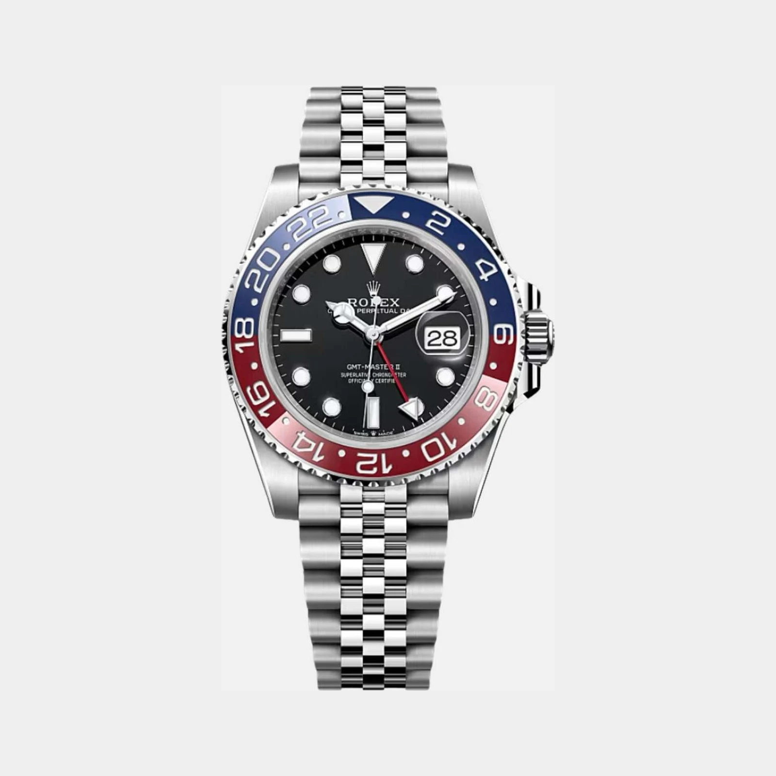 Rolex GMT-Master II 126710BLRO-0001 Pepsi Black Dial Jubilee