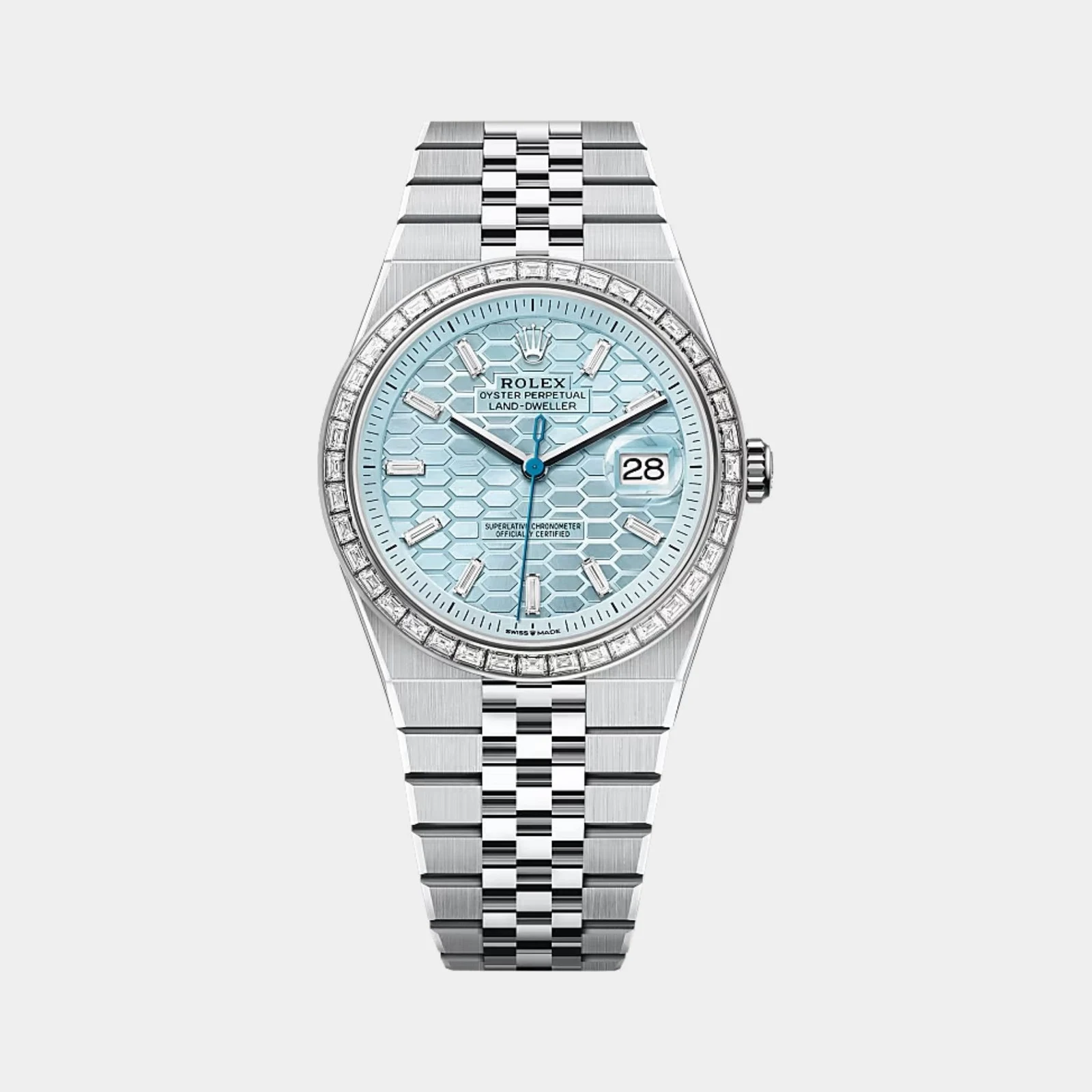 Rolex Land-Dweller 40 Platinum and Diamonds Ref. 127386TBR