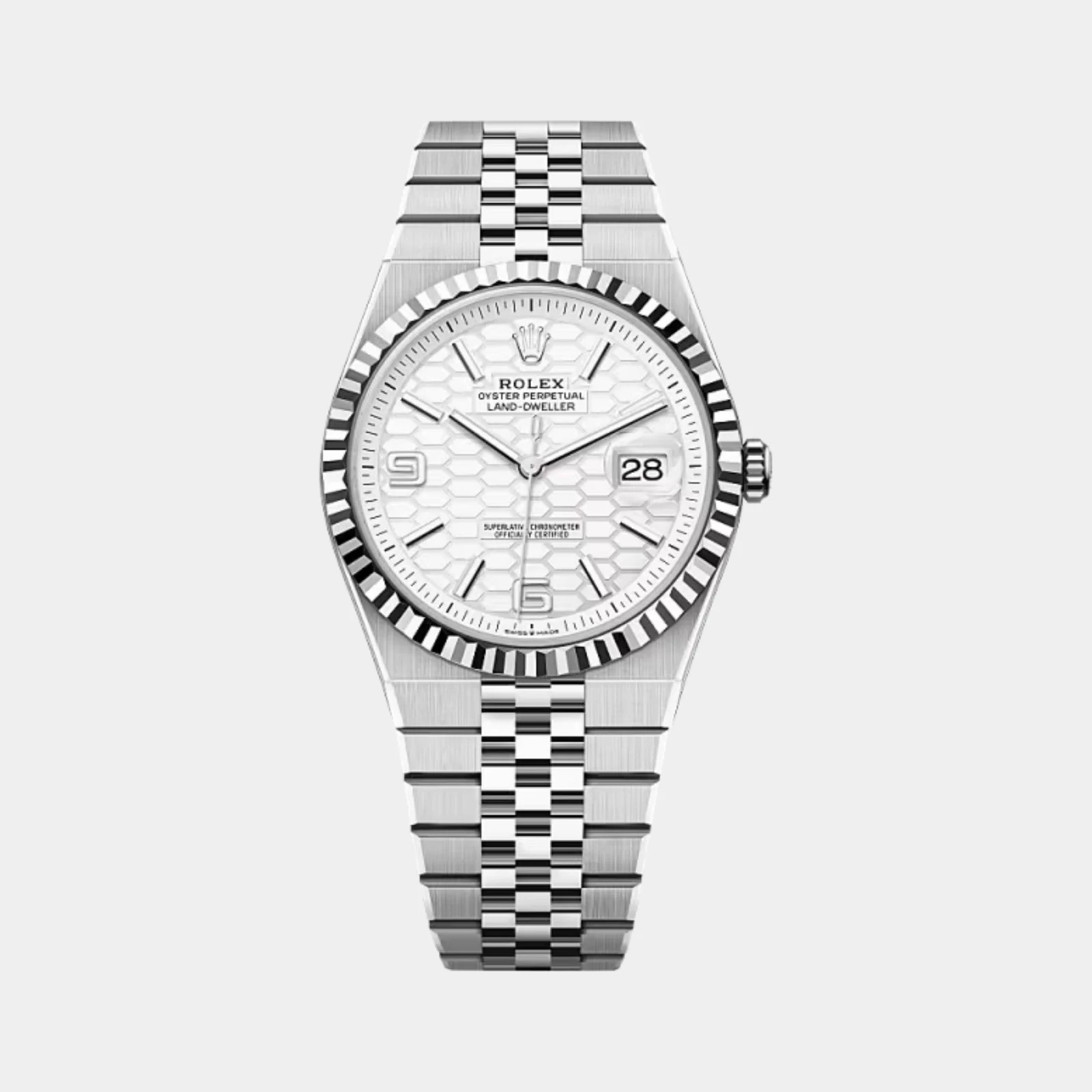 Rolex Land-Dweller 40 Oystersteel And White Gold Ref: 127334