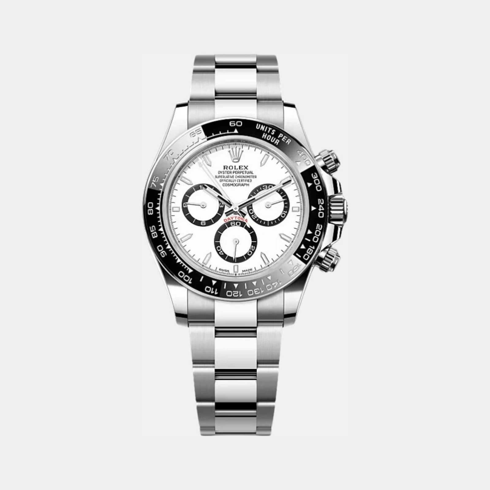 Rolex Daytona 126500LN-0001 Oystersteel White Panda Index Dial
