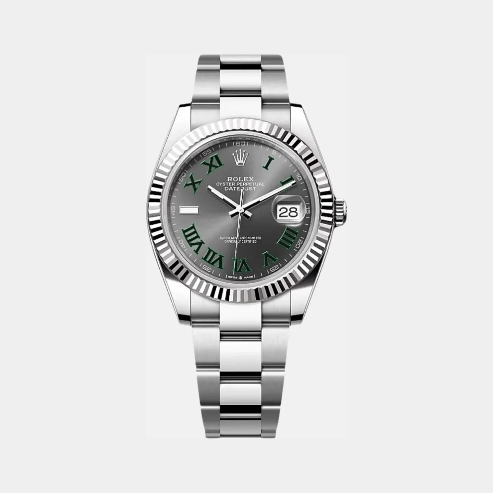 Rolex Datejust 41 M126334-0021 Grey Dial Oyster Bracelet