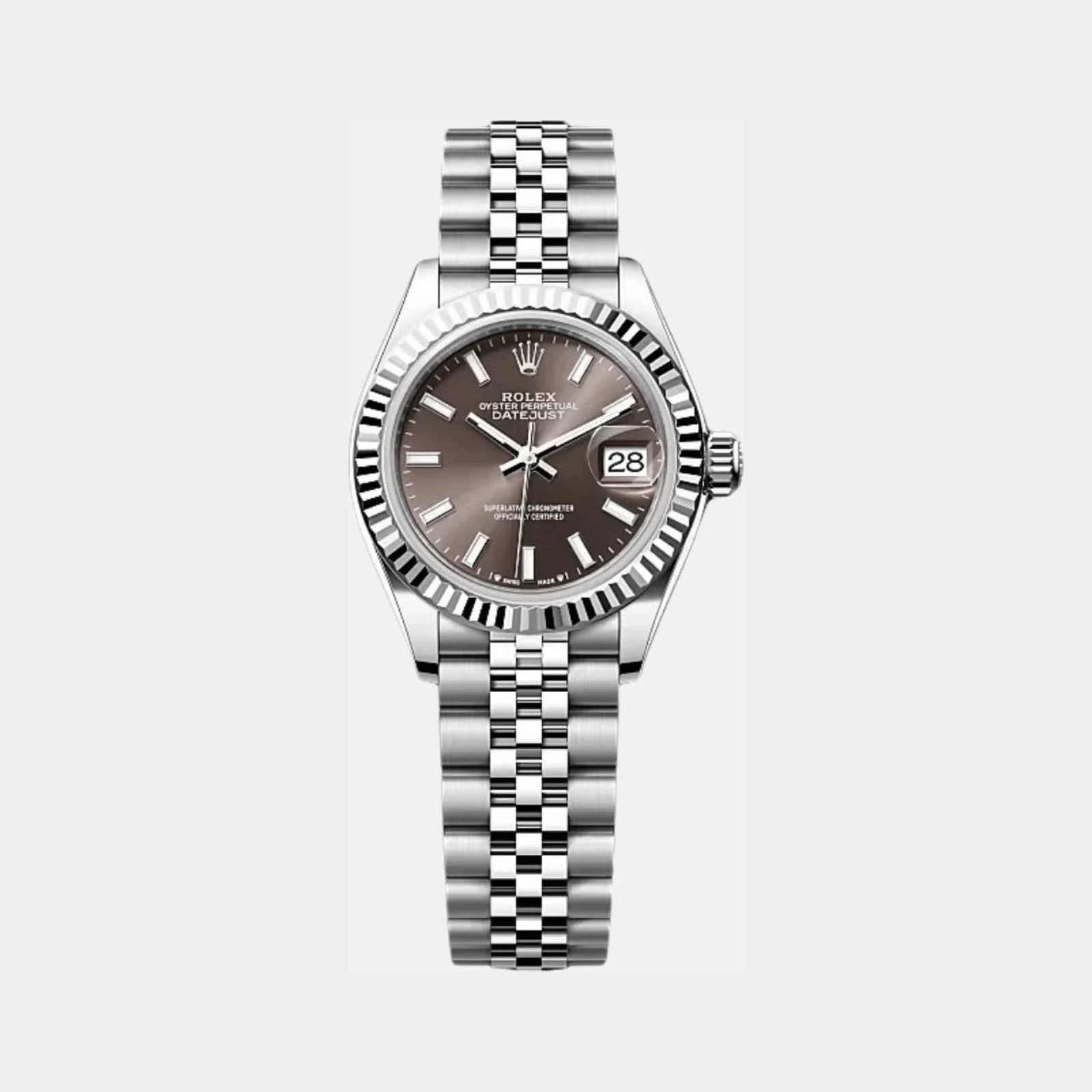 Rolex Lady-Datejust 28 279174-0011 Silver Dial Jubilee Bracelet