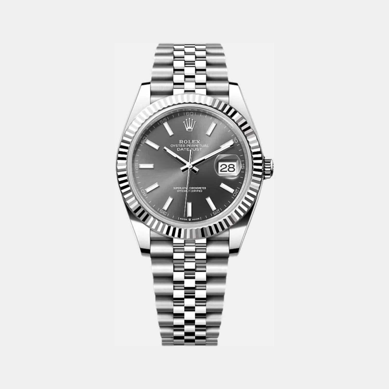 Rolex Datejust 41 126334 DKRIJ Slate Dial Fluted Bezel