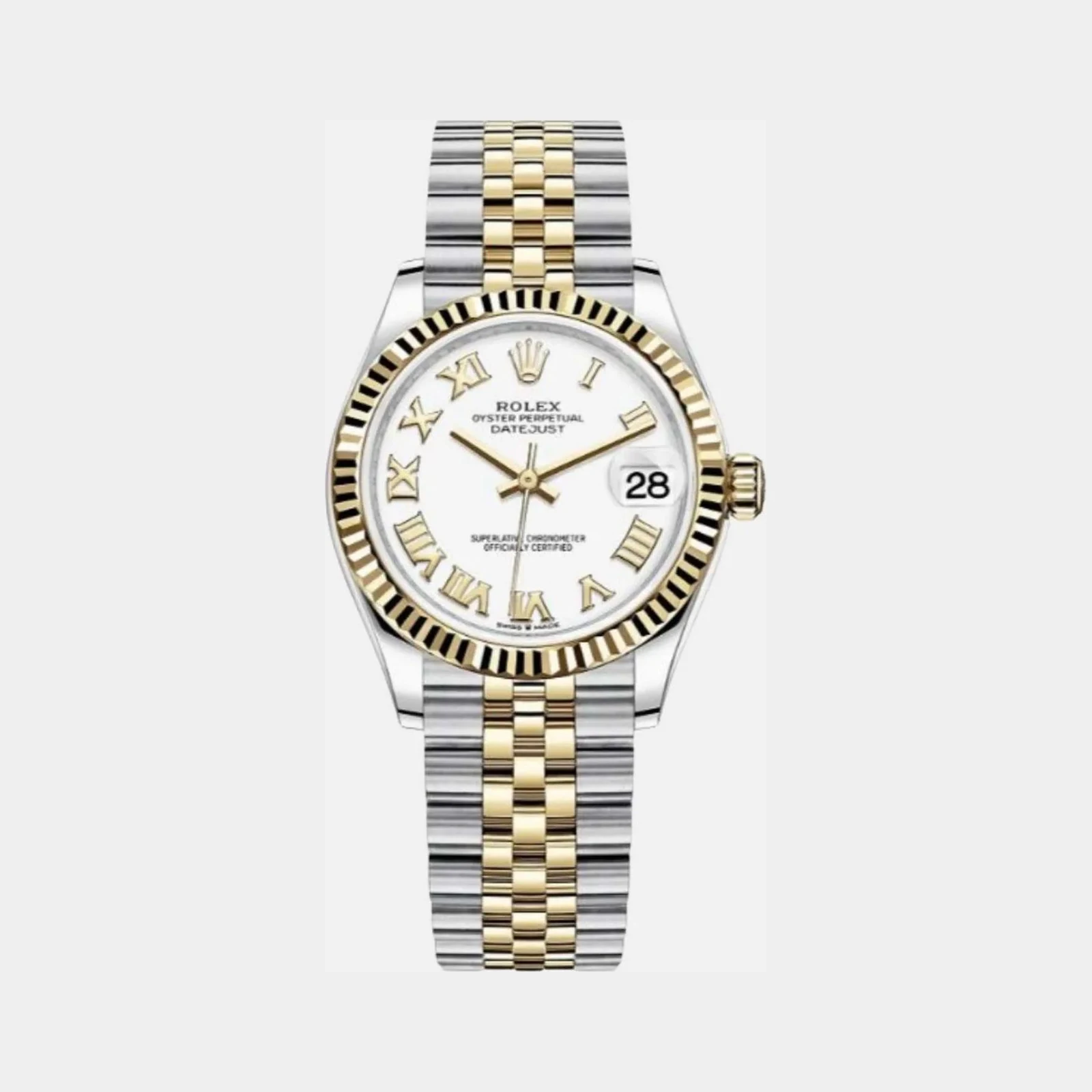 Rolex Datejust 31 278273-0002 White Dial Oystersteel Yellow Gold