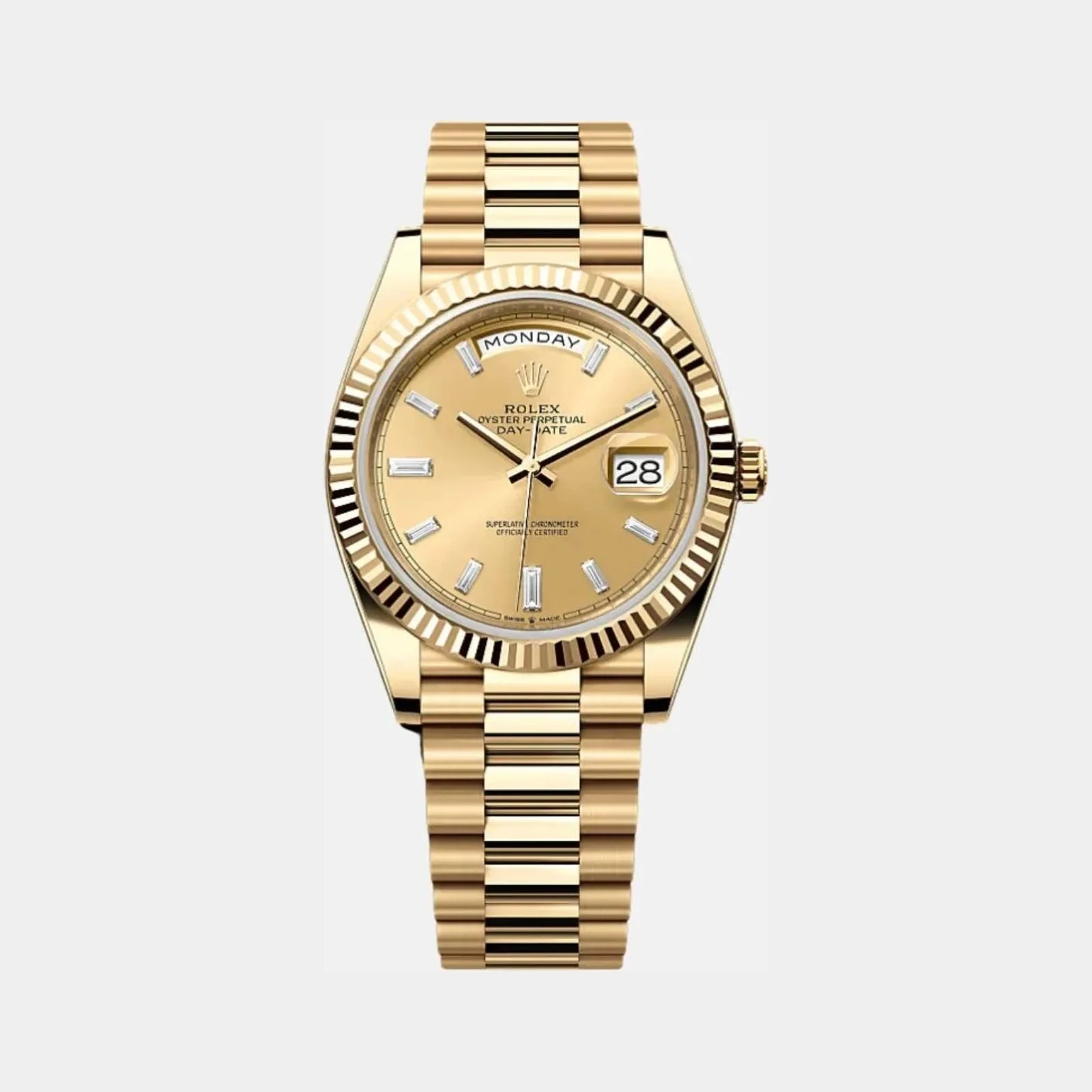 Rolex Day-Date 40 228238-0005 Champagne Dial Yellow Gold