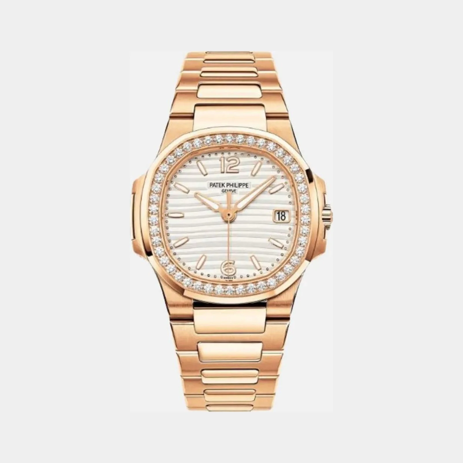 Patek Philippe Nautilus Rose Gold - Diamonds 7010/1R-011