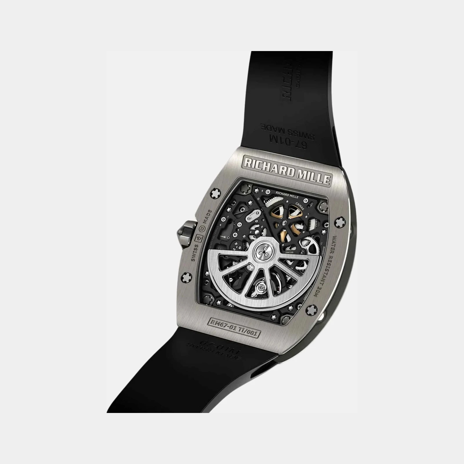Richard Mille RM67-01 TI Extra Flat Automatic Black Dial