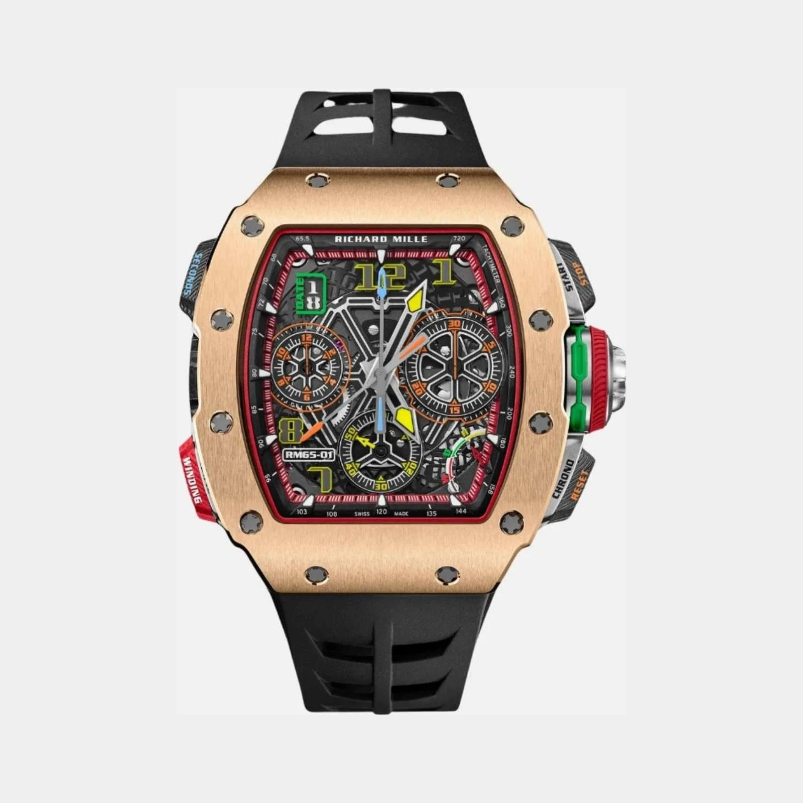 Richard Mille RM 65-01 Rose Gold Split Seconds Chronograph