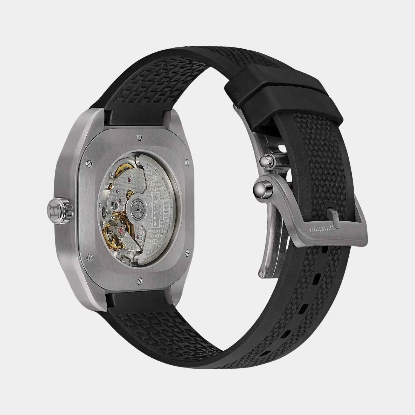 Hermès H08 42 mm Titanium Watch With Mirror Polished Chamfers