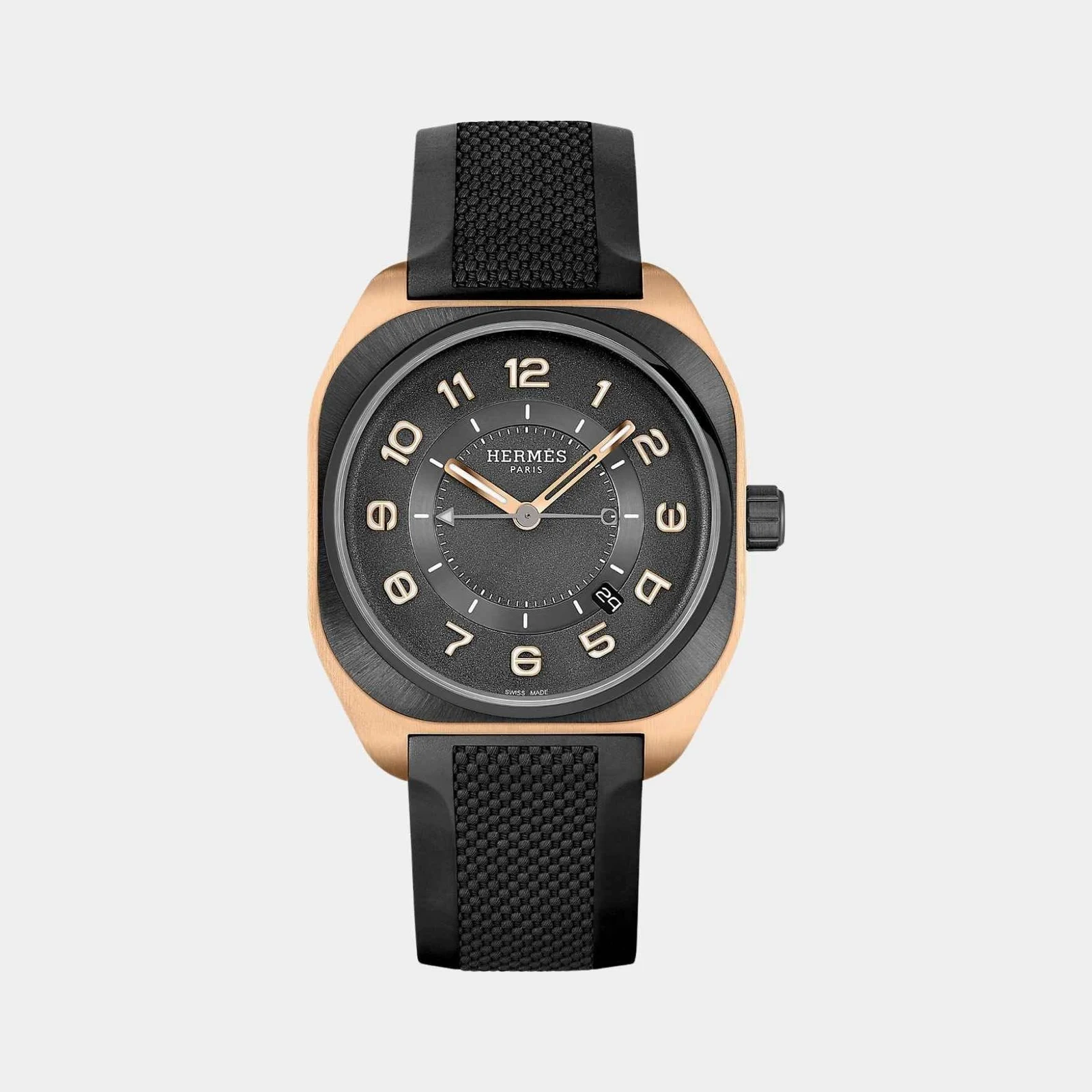 Hermès H08 42 mm Rose Gold And Titanium Watch