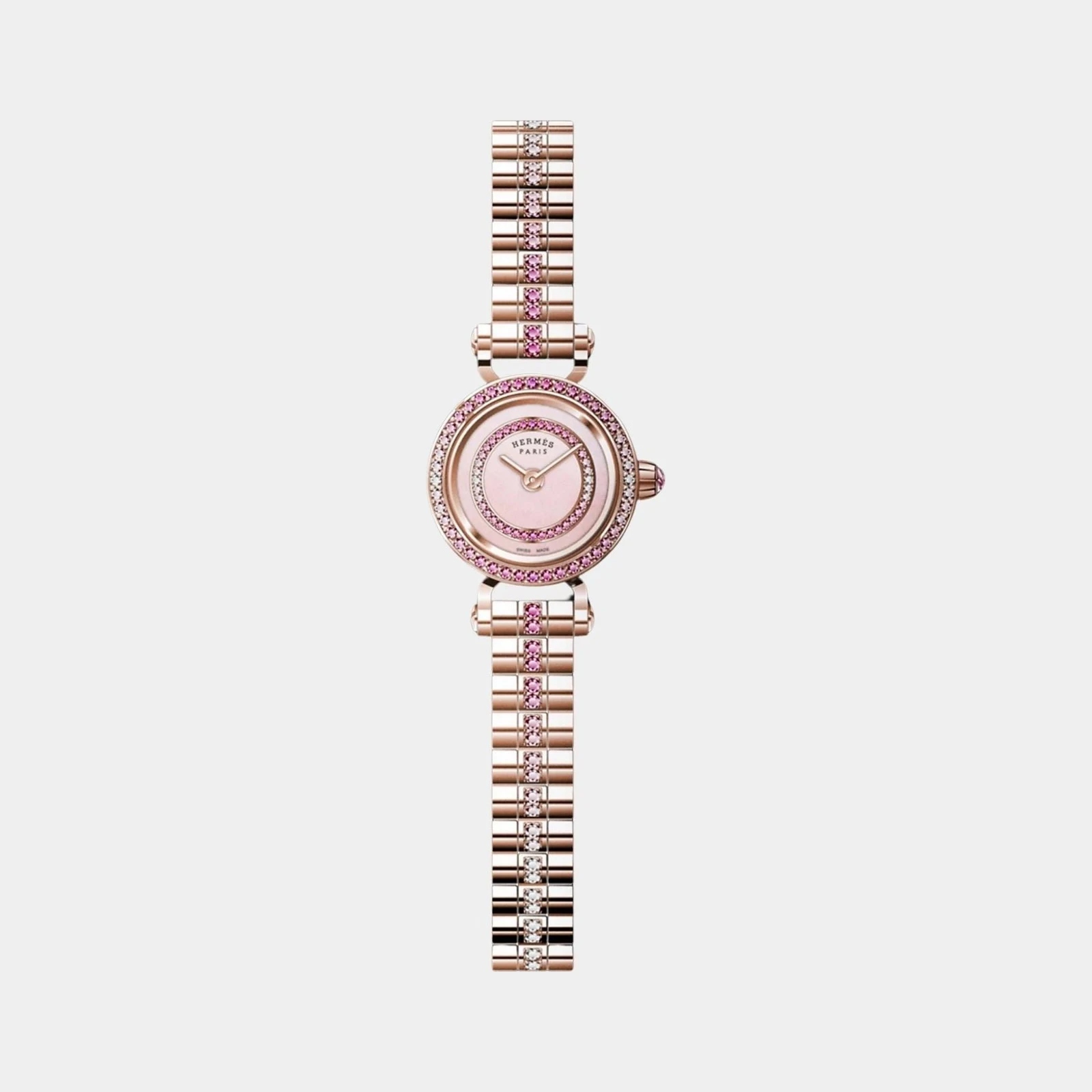 Hermès Faubourg Rose Gold 15 mm Watch