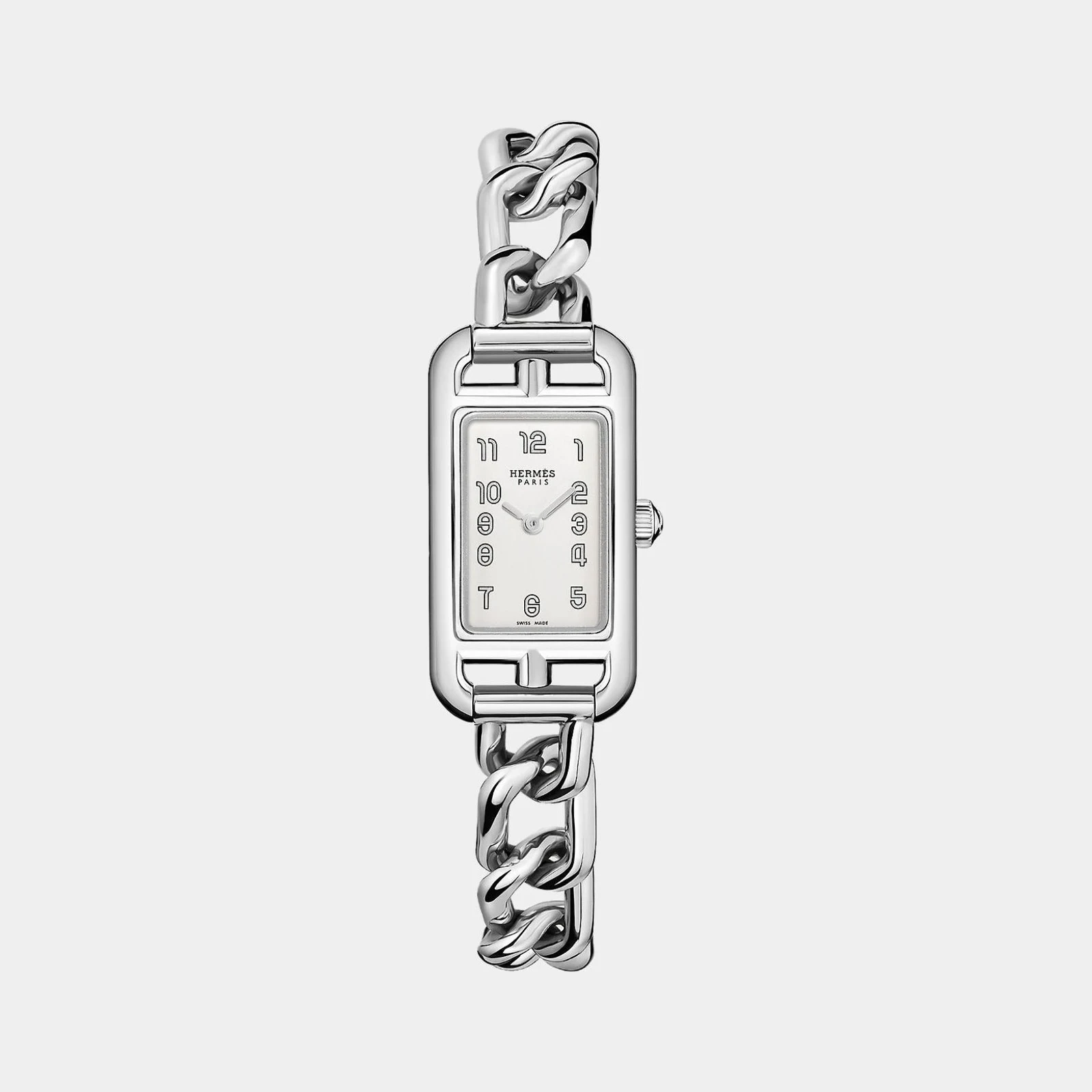 Hermès Nantucket 29 mm Watch With Steel Bracelet