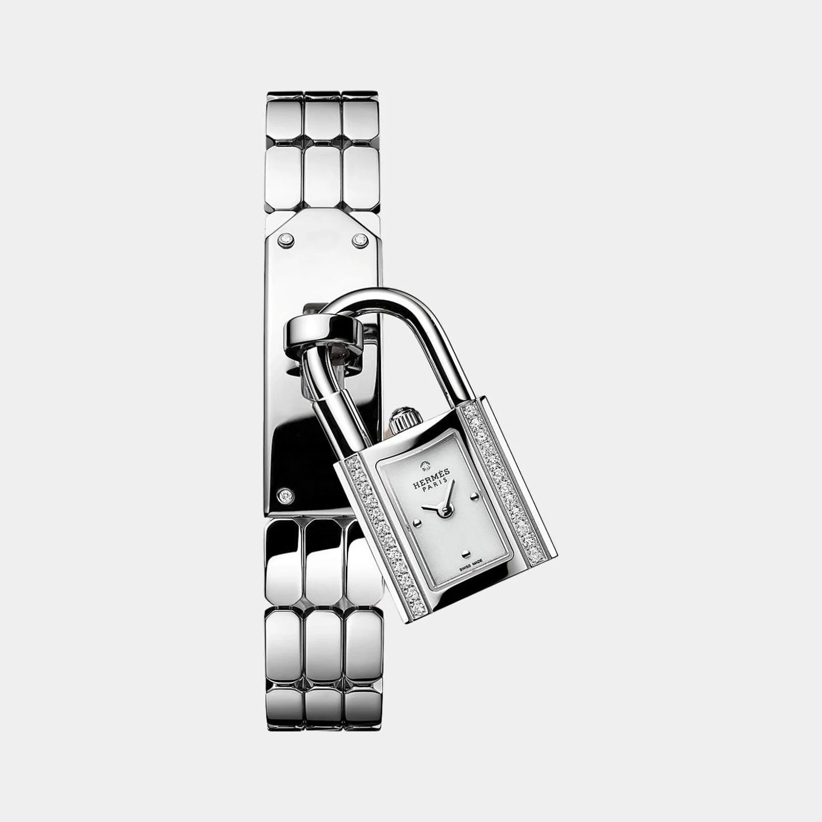 Hermès Kelly 16 mm Set-In Steel Watch