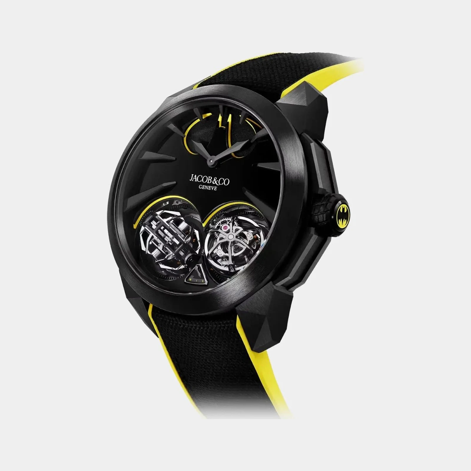 Jacob & Co Gotham City Black DLC Titanium Watch 46mm Limited Edition
