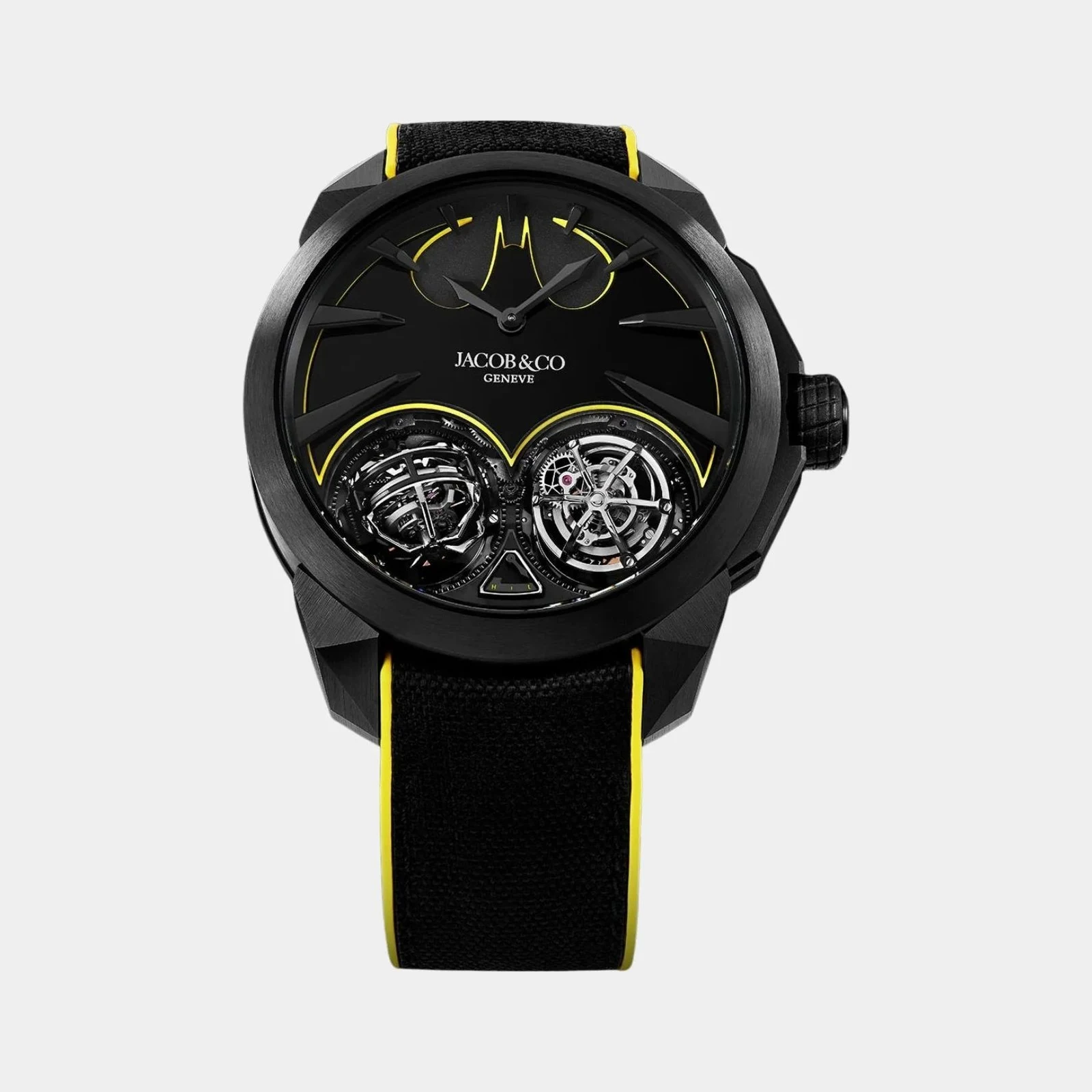 Jacob & Co Gotham City Black DLC Titanium Watch 46mm Limited Edition