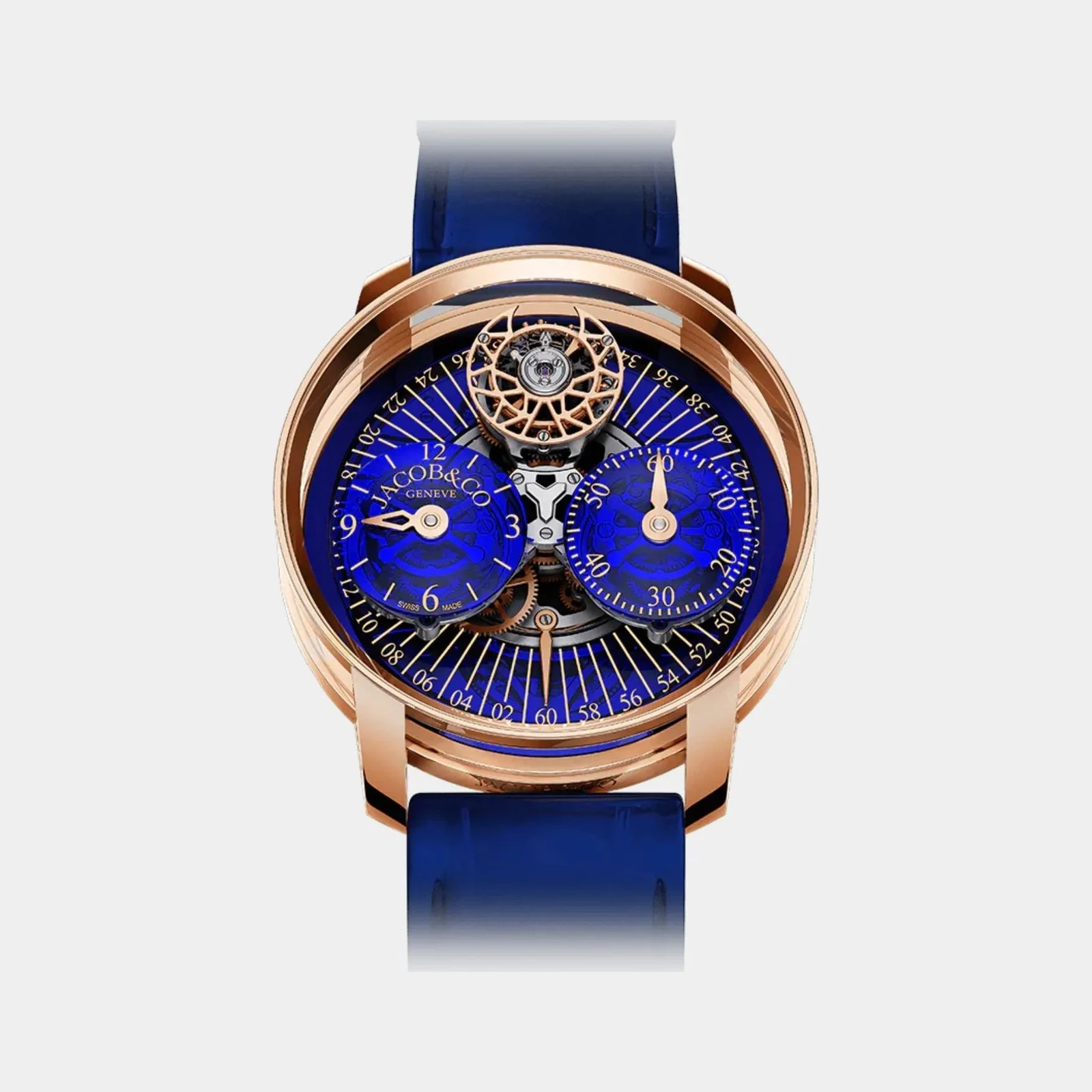 Jacob & Co Astronomia Regulator Blue Rose Gold