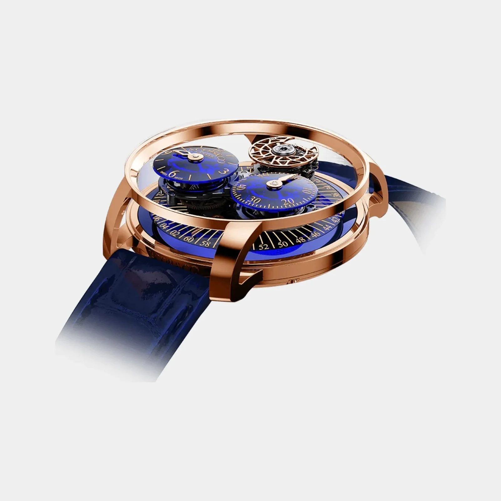 Jacob & Co Astronomia Regulator Blue Rose Gold