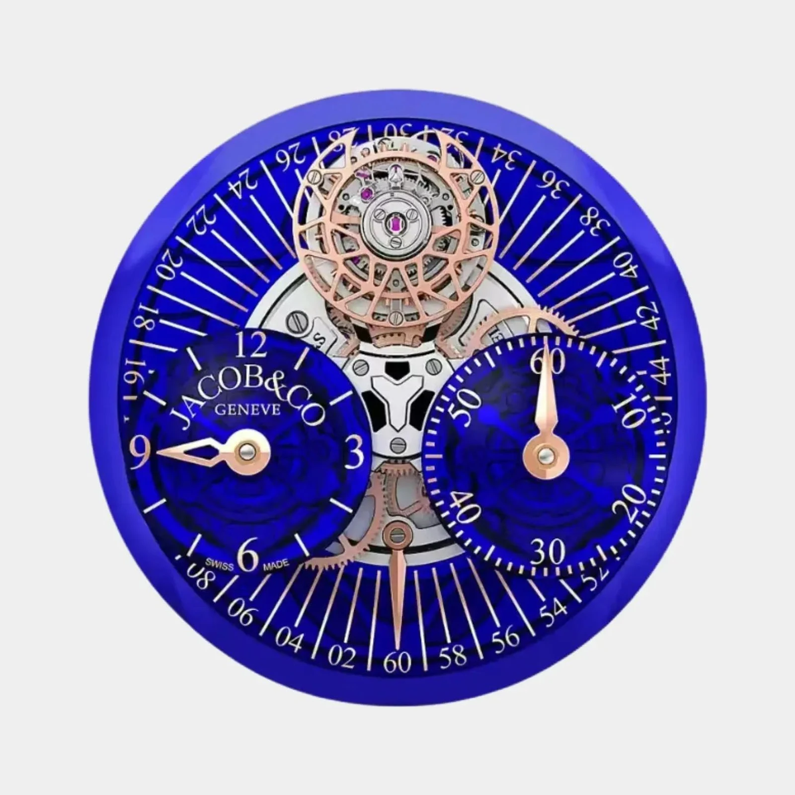 Jacob & Co Astronomia Regulator Blue Rose Gold