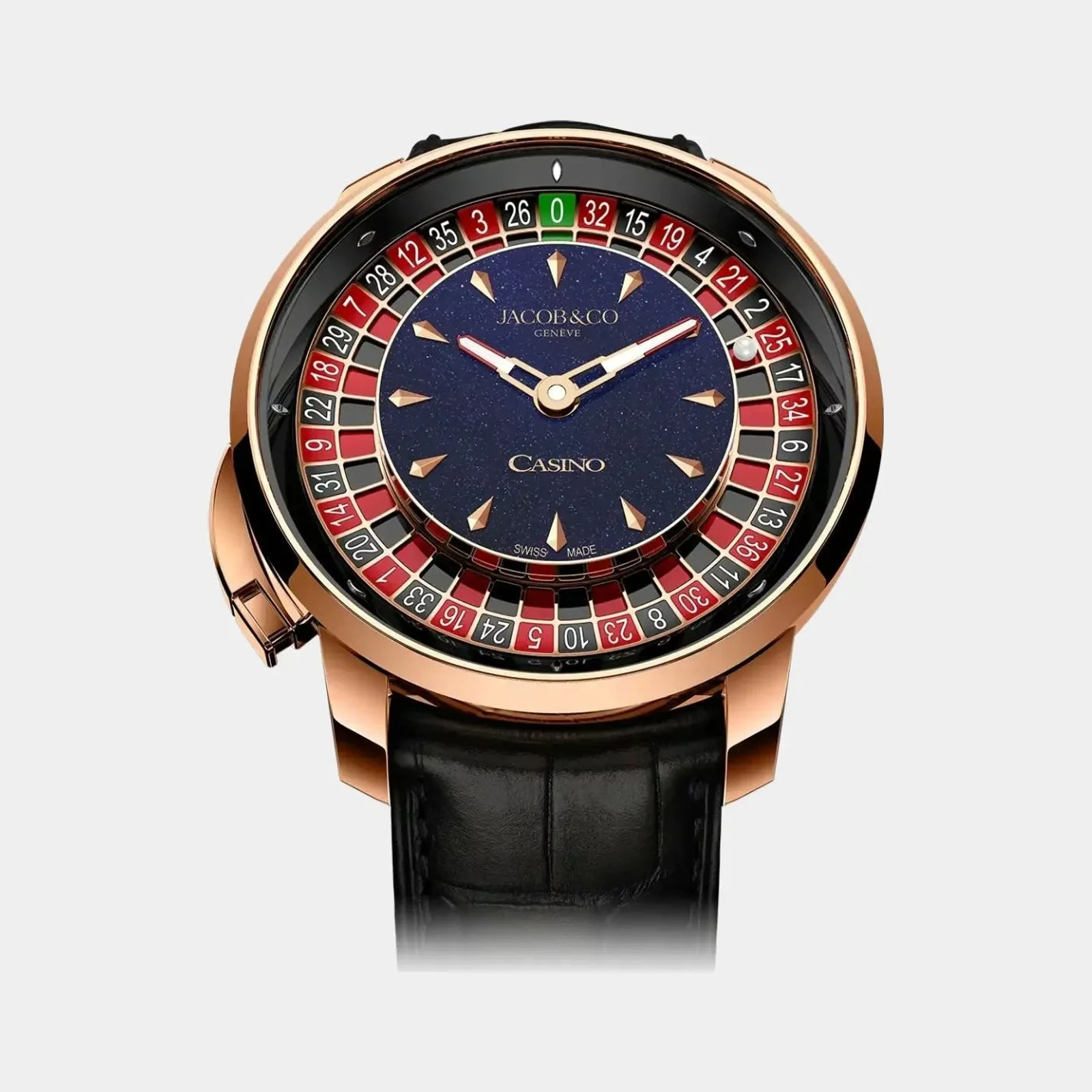 Jacob & Co Casino Tourbillon Blue Aventurine Dial CA100.40.AA.AC.A