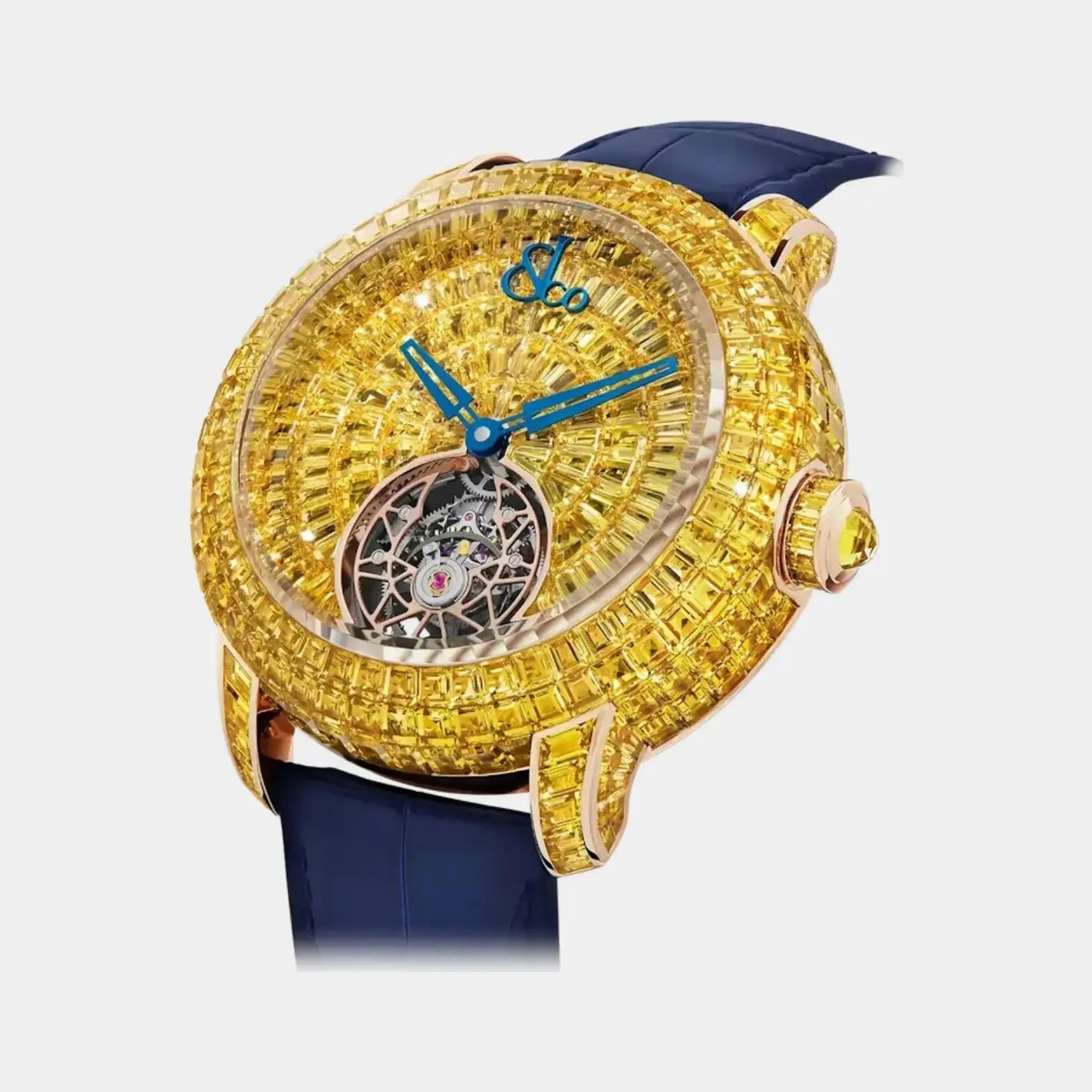 Jacob & Co Caviar Tourbillon Yellow Sapphires CV210.40.AB.AB.A