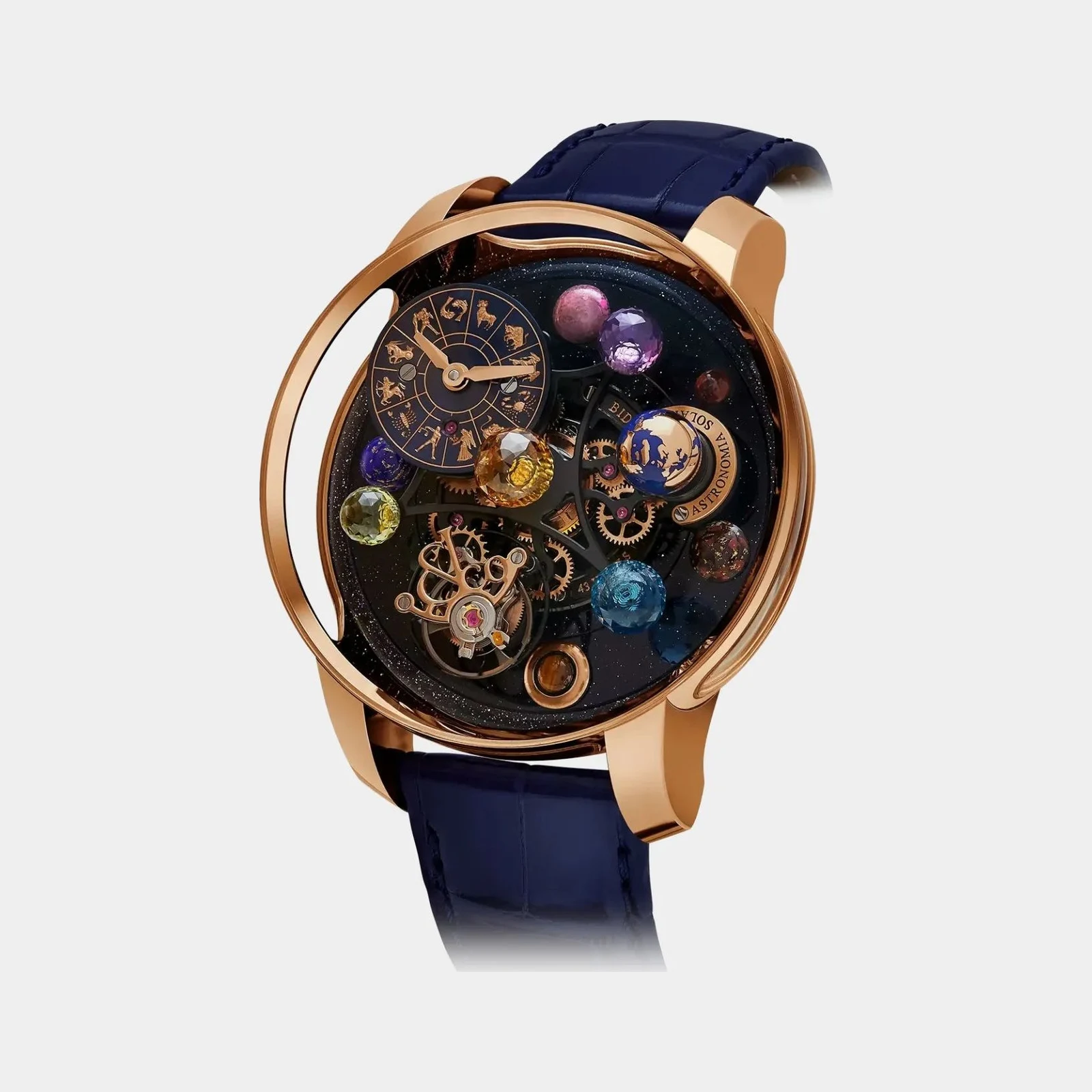 Jacob & Co Astronomia Solar Zodiac Rose Gold Planets Zodiac