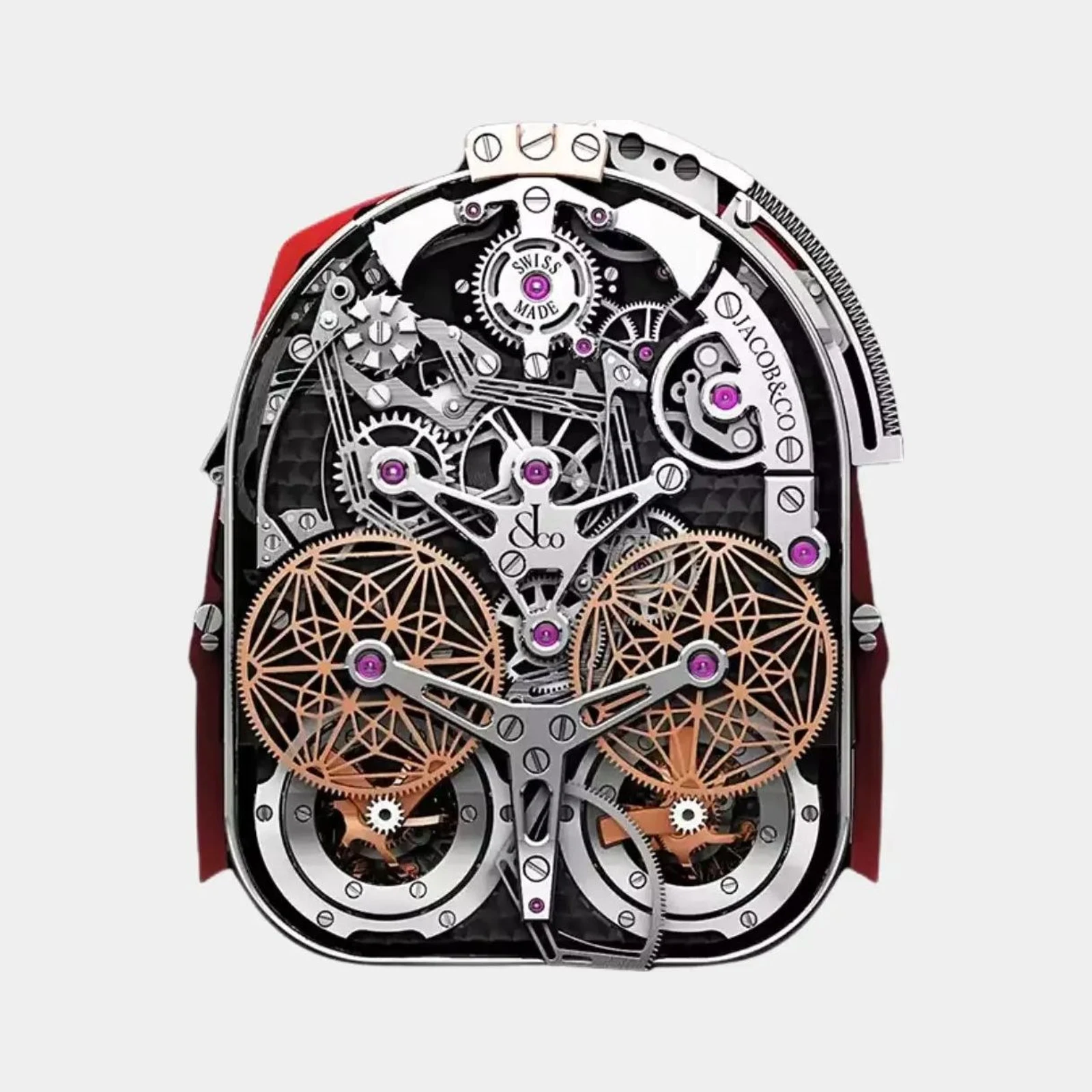 Jacob & Co Twin Turbo Furious Rose Gold Carbon Fiber