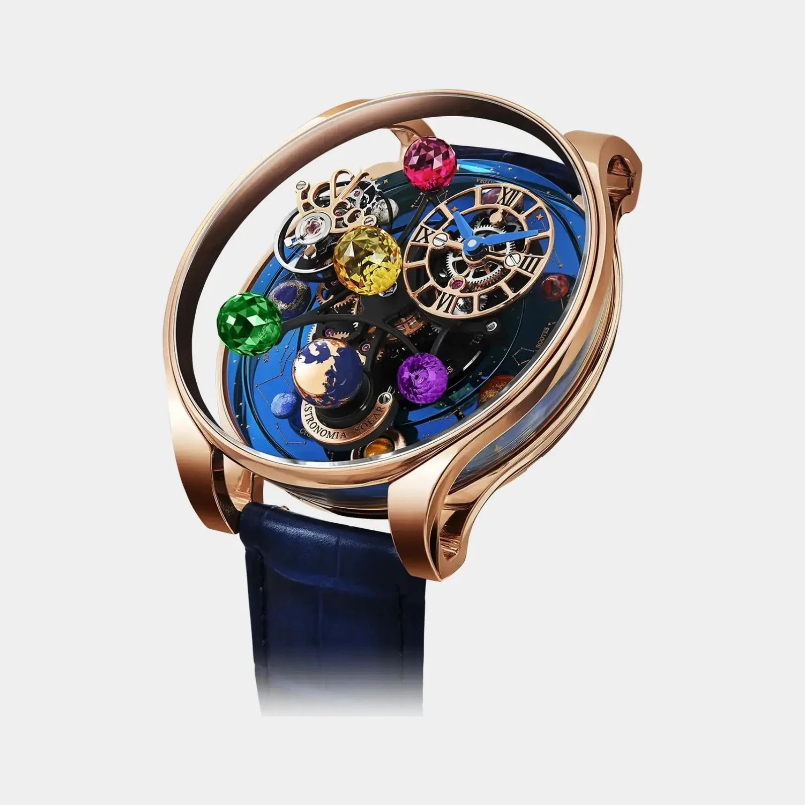 Jacob & Co Astronomia Solar Constellations Rose Gold - Citrine Center
