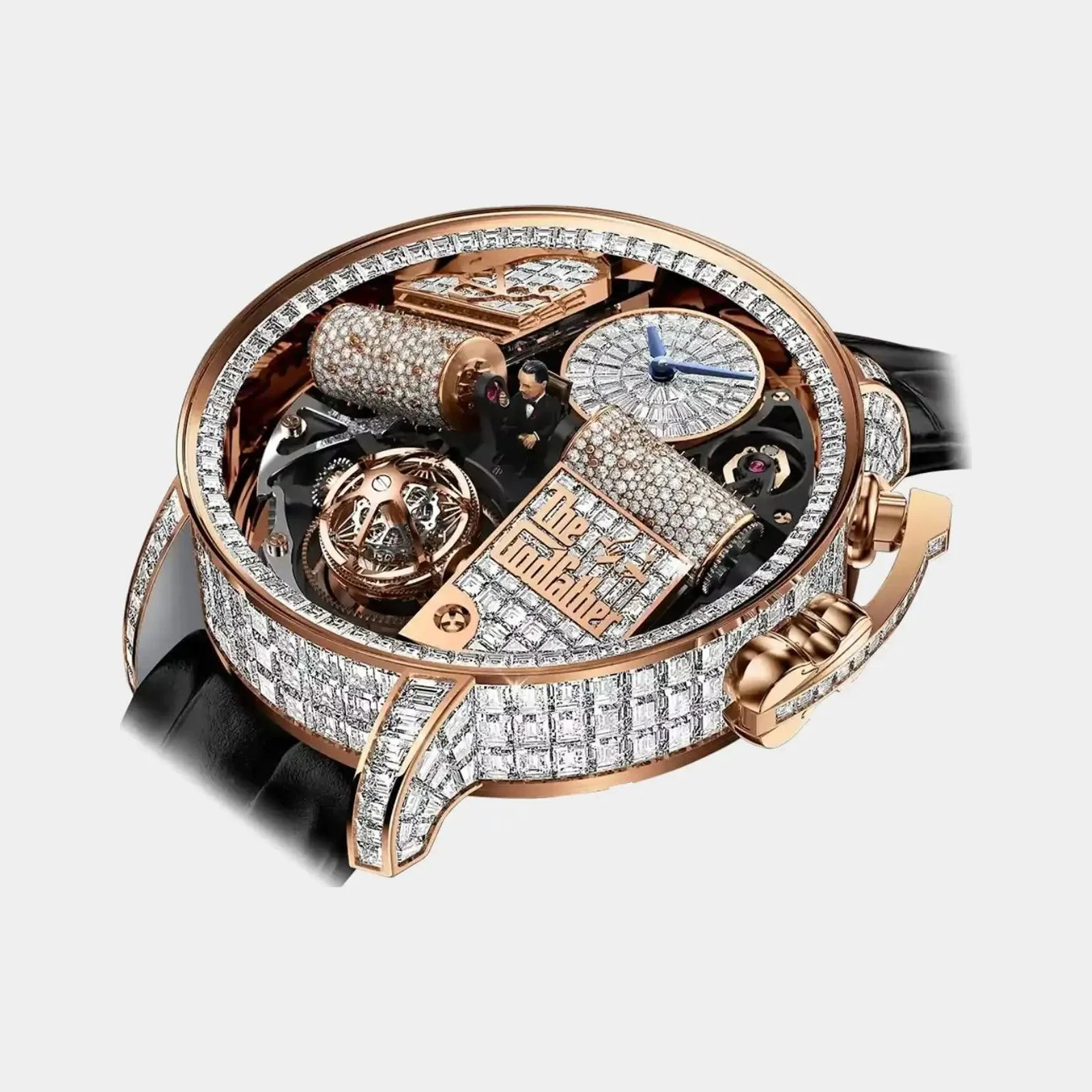 Jacob & Co Opera Godfather Baguette Rose Gold OP820.40.AA.AA.A