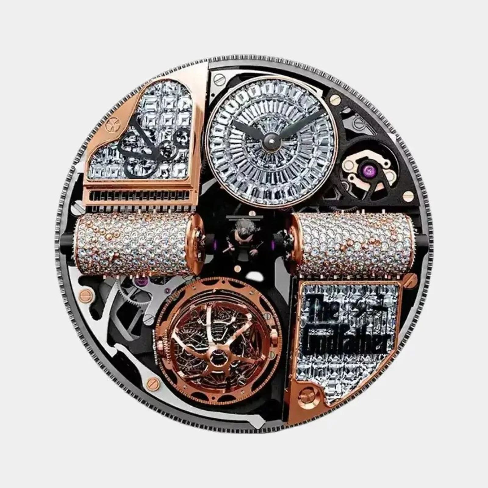 Jacob & Co Opera Godfather Baguette Rose Gold OP820.40.AA.AA.A