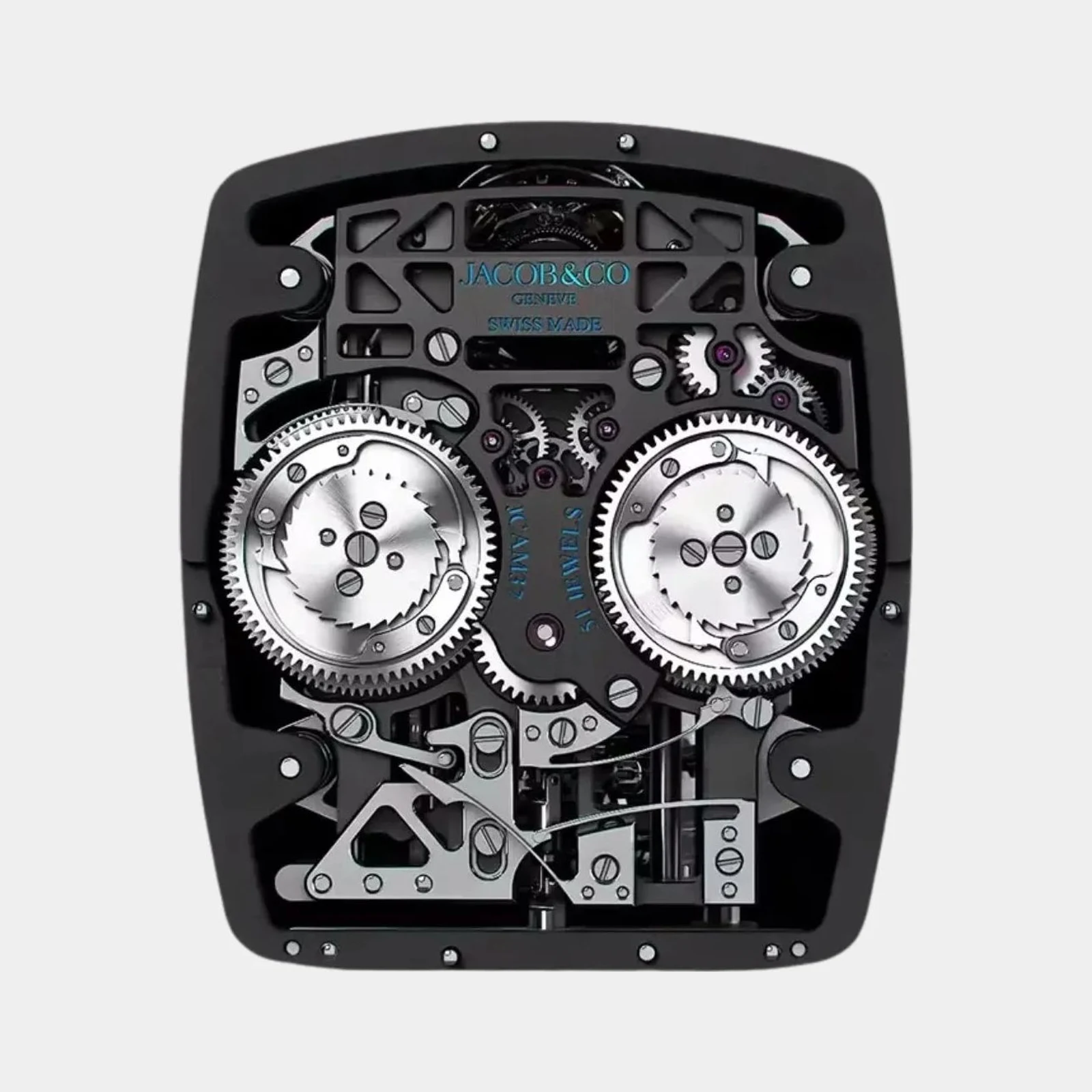 Jacob & Co Bugatti Chiron Tourbillon Sapphire Crystal Clear