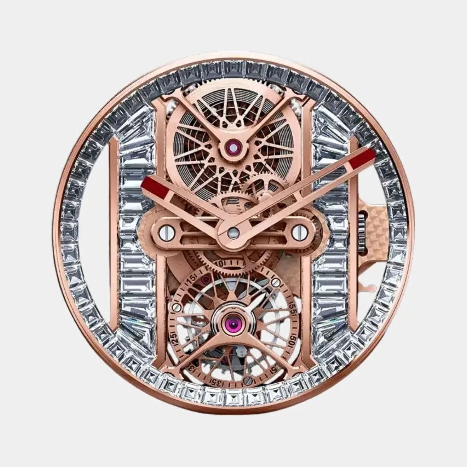 Jacob & Co Epic X Tourbillon Baguette Rose Gold EX520.43.BD.AA.B40BD