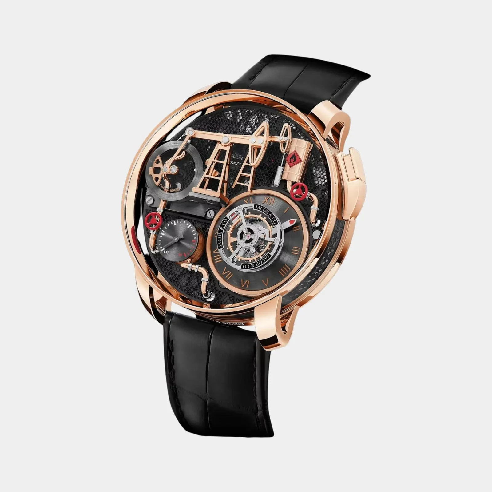 Jacob & Co Oil Pump Rose Gold 43MM OI110.40.AA.AB.A