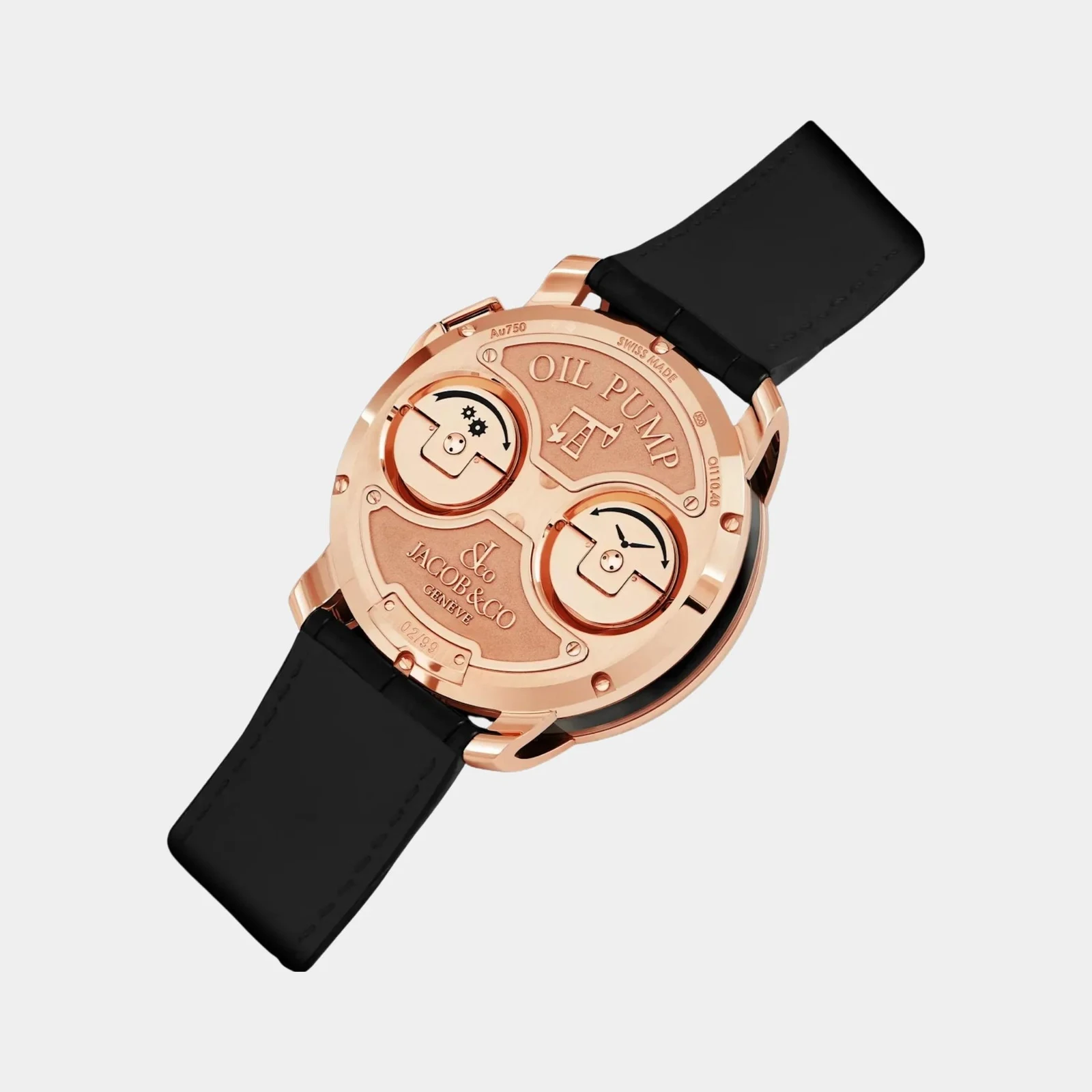 Jacob & Co Oil Pump Rose Gold 43MM OI110.40.AA.AB.A