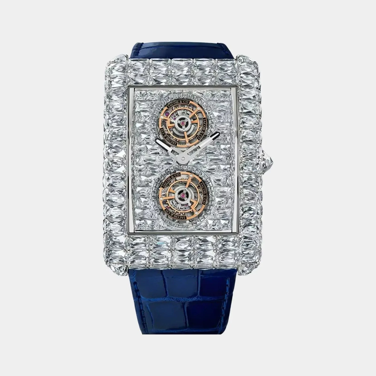 Jacob & Co Billionaire Double Tourbillon Angel Cut - White Diamond