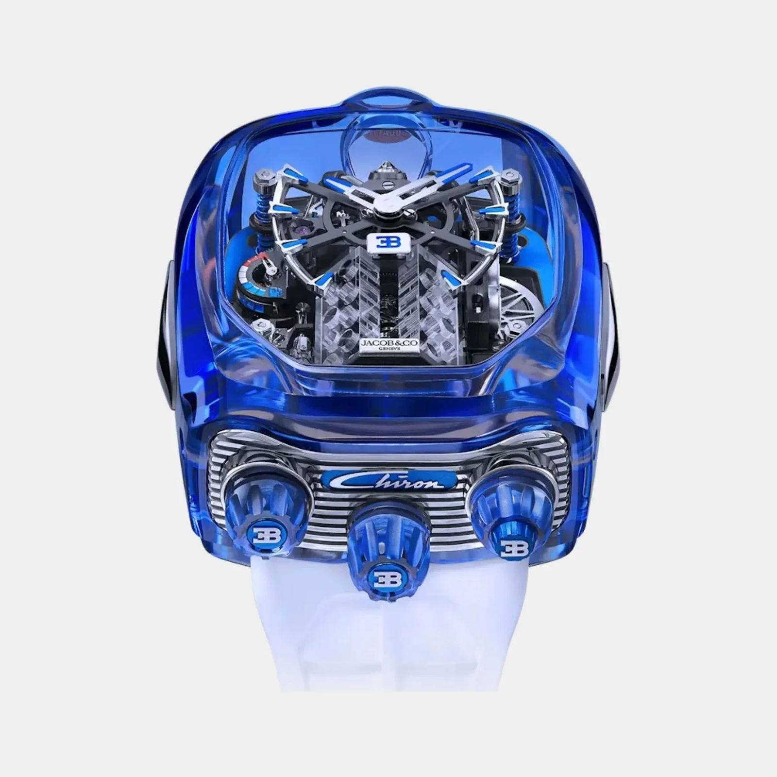 Jacob & Co Bugatti Chiron Tourbillon Blue Sapphire Crystal