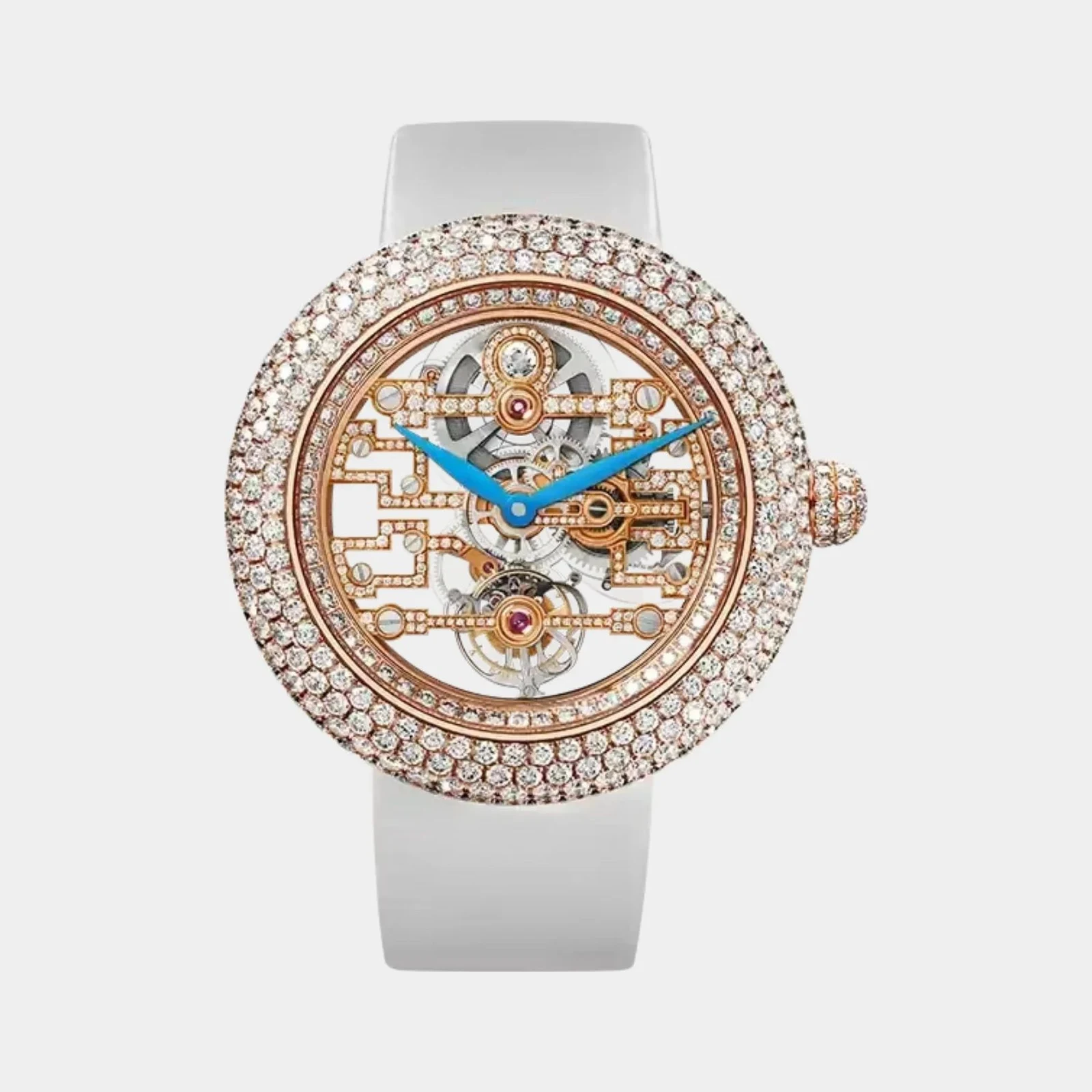 Jacob & Co Brilliant Tourbillon Art Deco Full Diamond Pavé