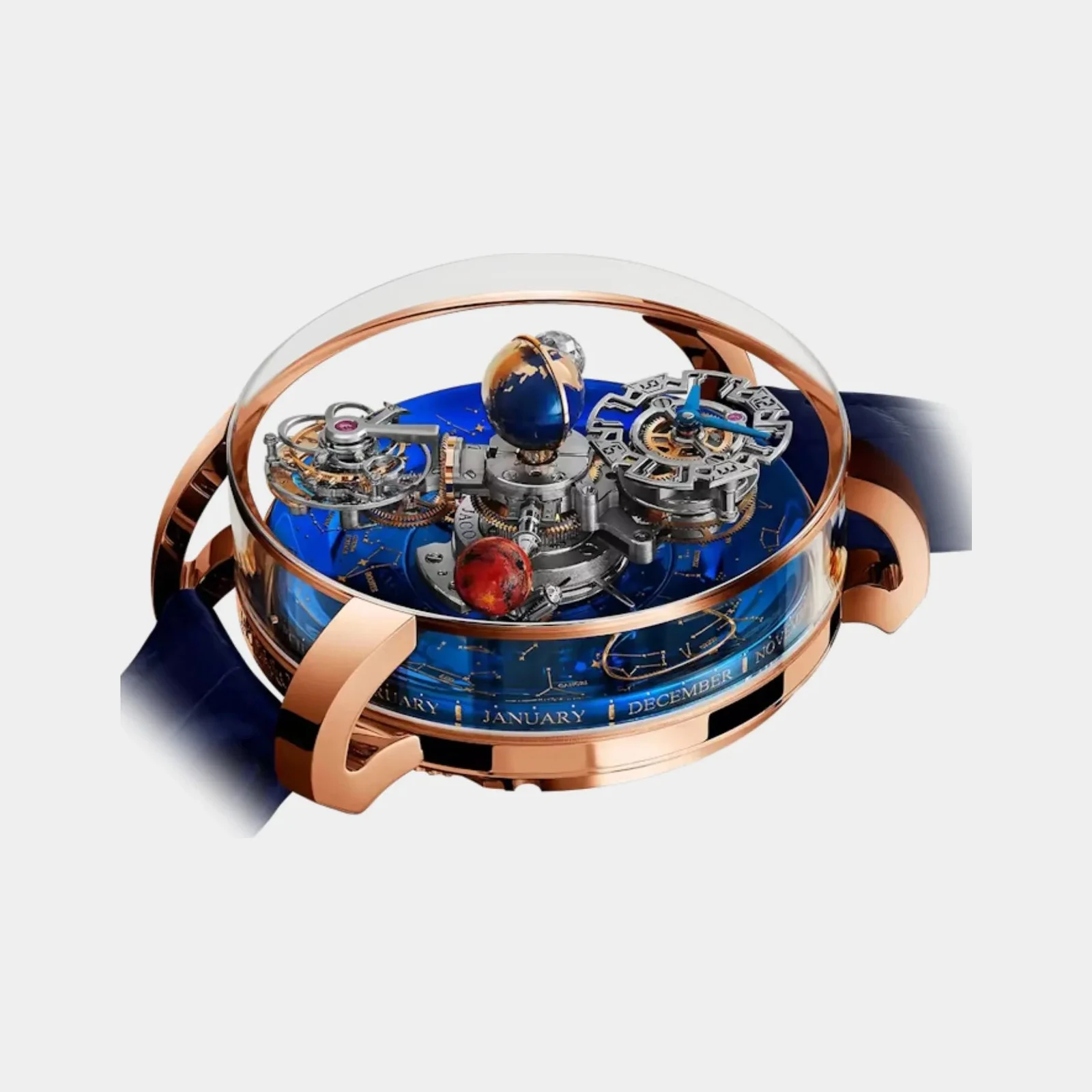 Jacob & Co Astronomia Sky Rose Gold Sapphire Mars AT113.40.AA.AA.A