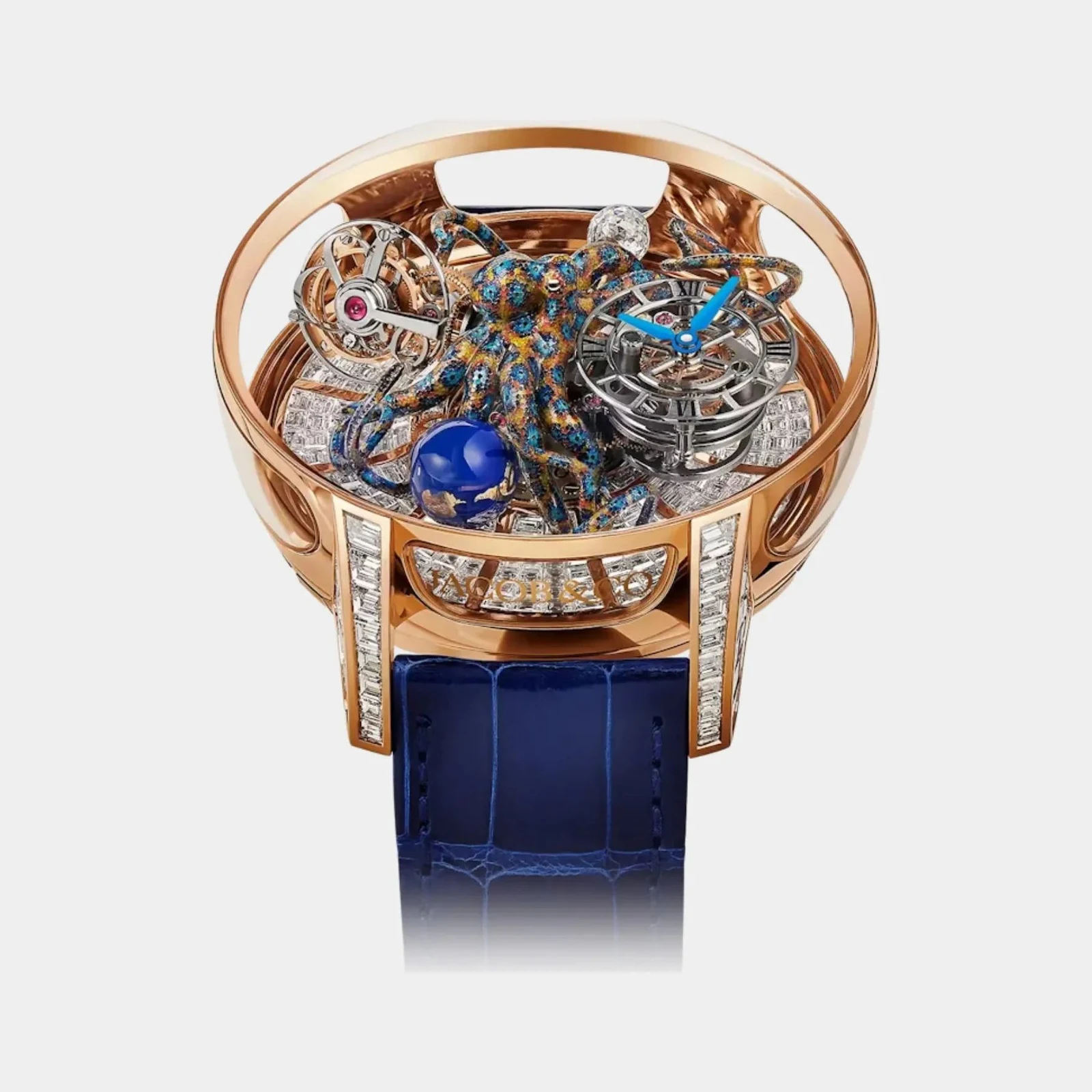 Jacob & Co Astronomia Art Octopus Rose Gold Baguette AT802.40.BD.UA.A
