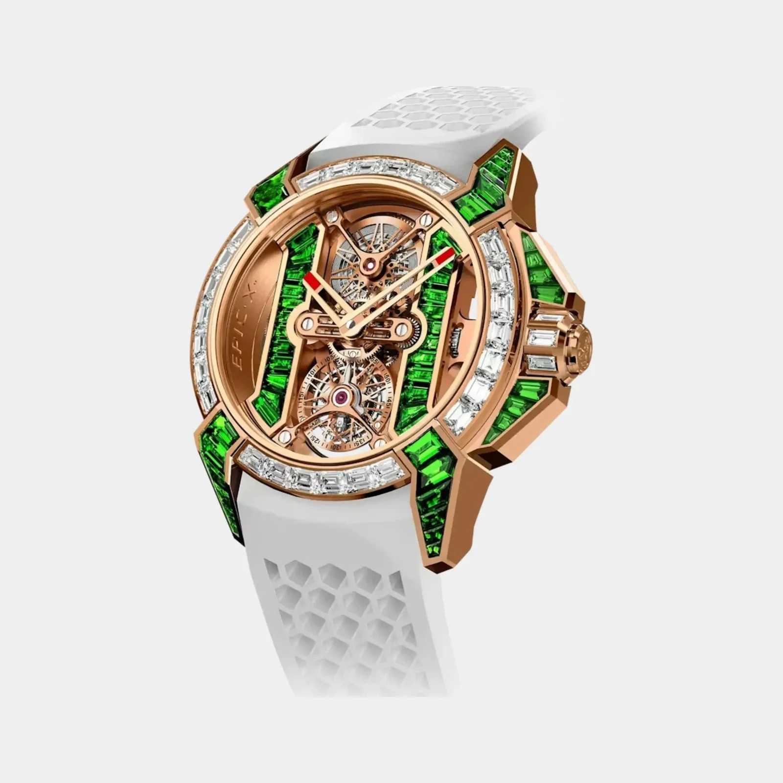 Jacob & Co Epic X Tourbillon Tsavorites Rose Gold EX520.43.AA.AA.A