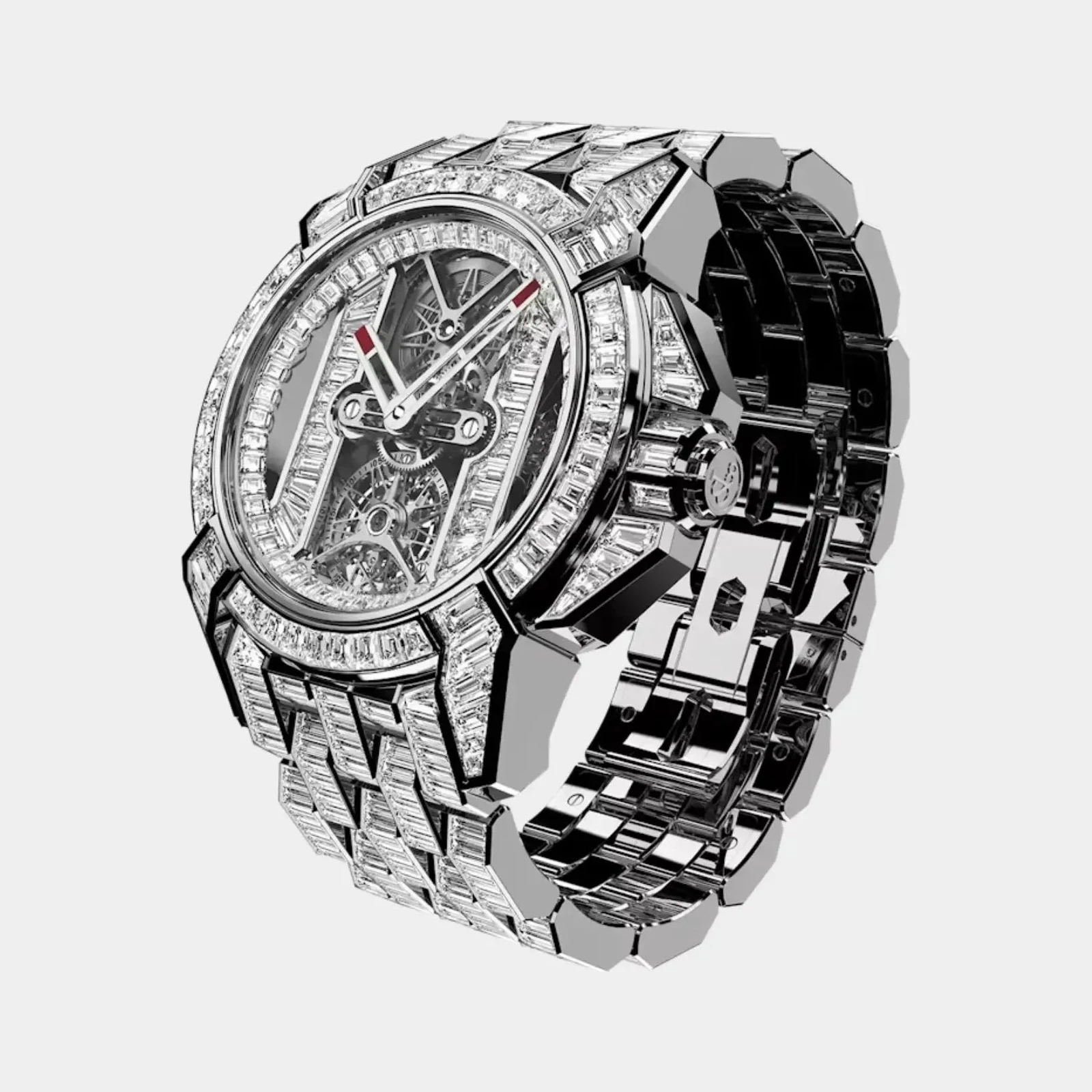 Jacob & Co Epic X Tourbillon Baguette White Gold EX520.33.BD.AA.A30BD