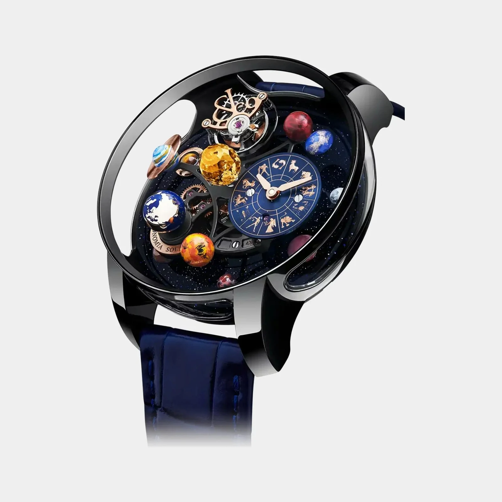 Jacob & Co Astronomia Solar Zodiac Black DLC Titanium & Sapphire