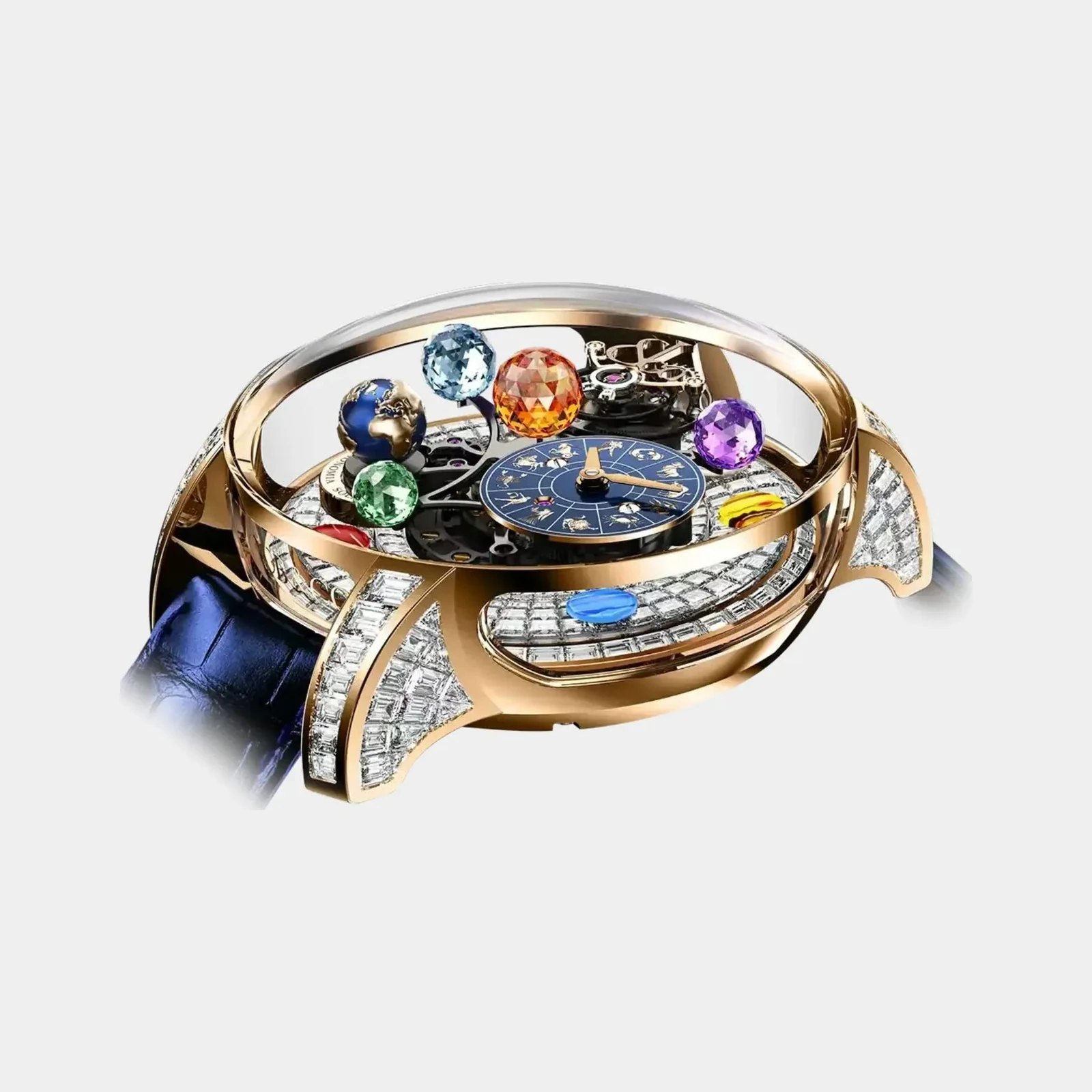 Jacob & Co Astronomia Solar Zodiac Baguette AS910.40.BD.BD.A