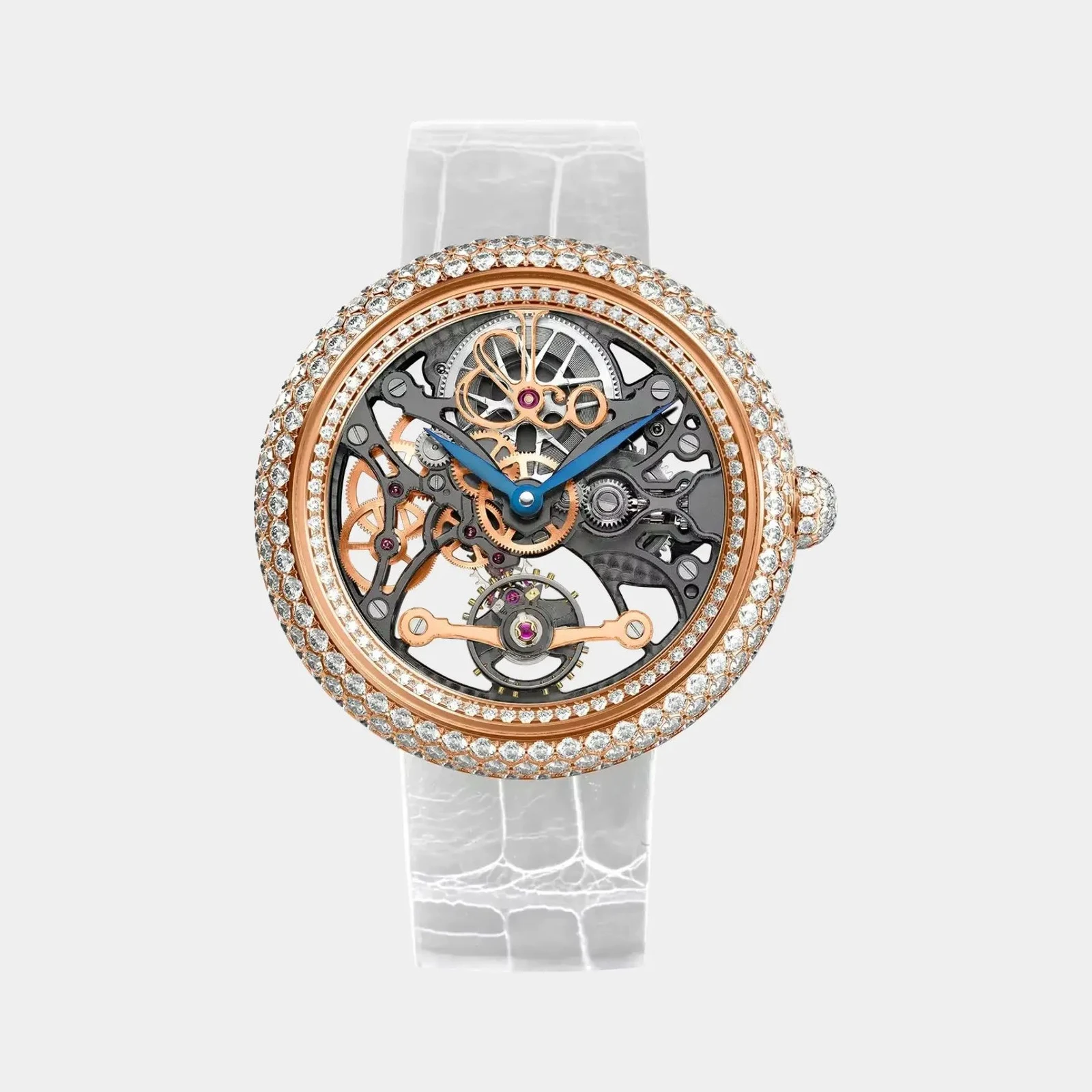 Jacob & Co Brilliant Skeleton Baguette White Diamonds III BS431.40.RD.CB.A