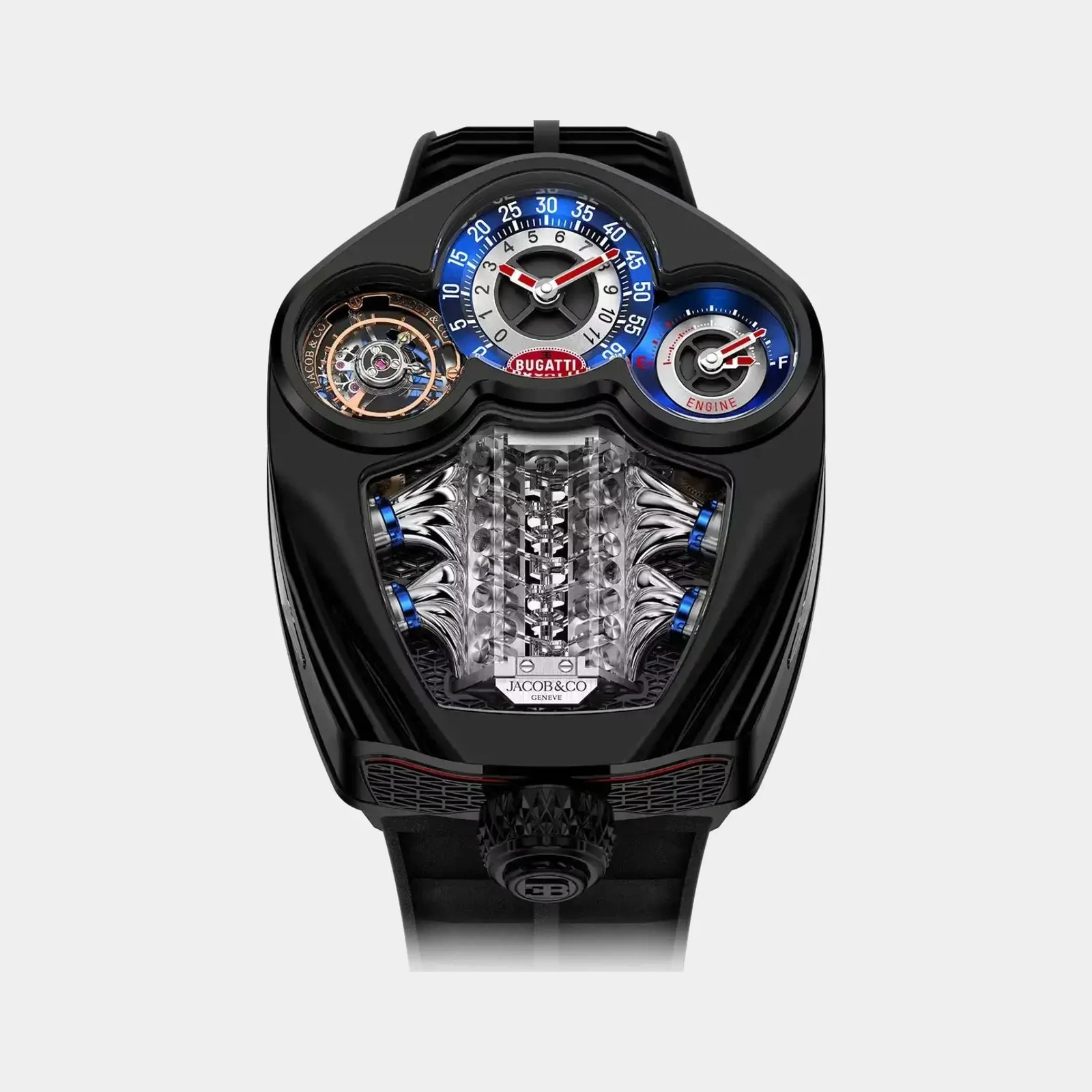 Jacob & Co Bugatti Tourbillon Black Titanium BU300.21.AA.AA.B