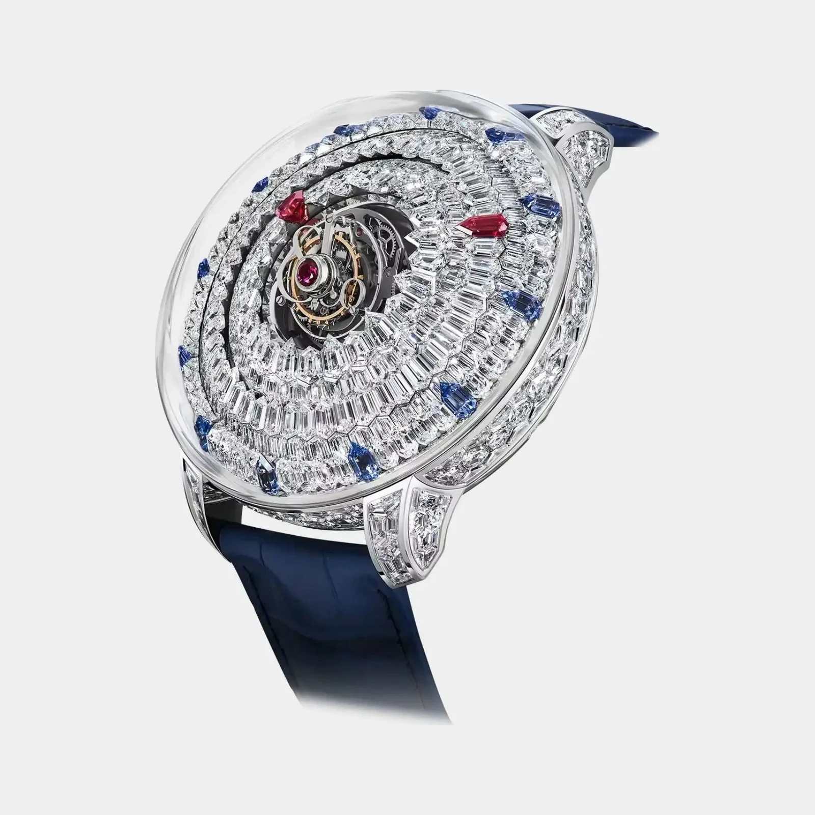 Jacob & Co The Mystery Tourbillon White Diamonds White Gold