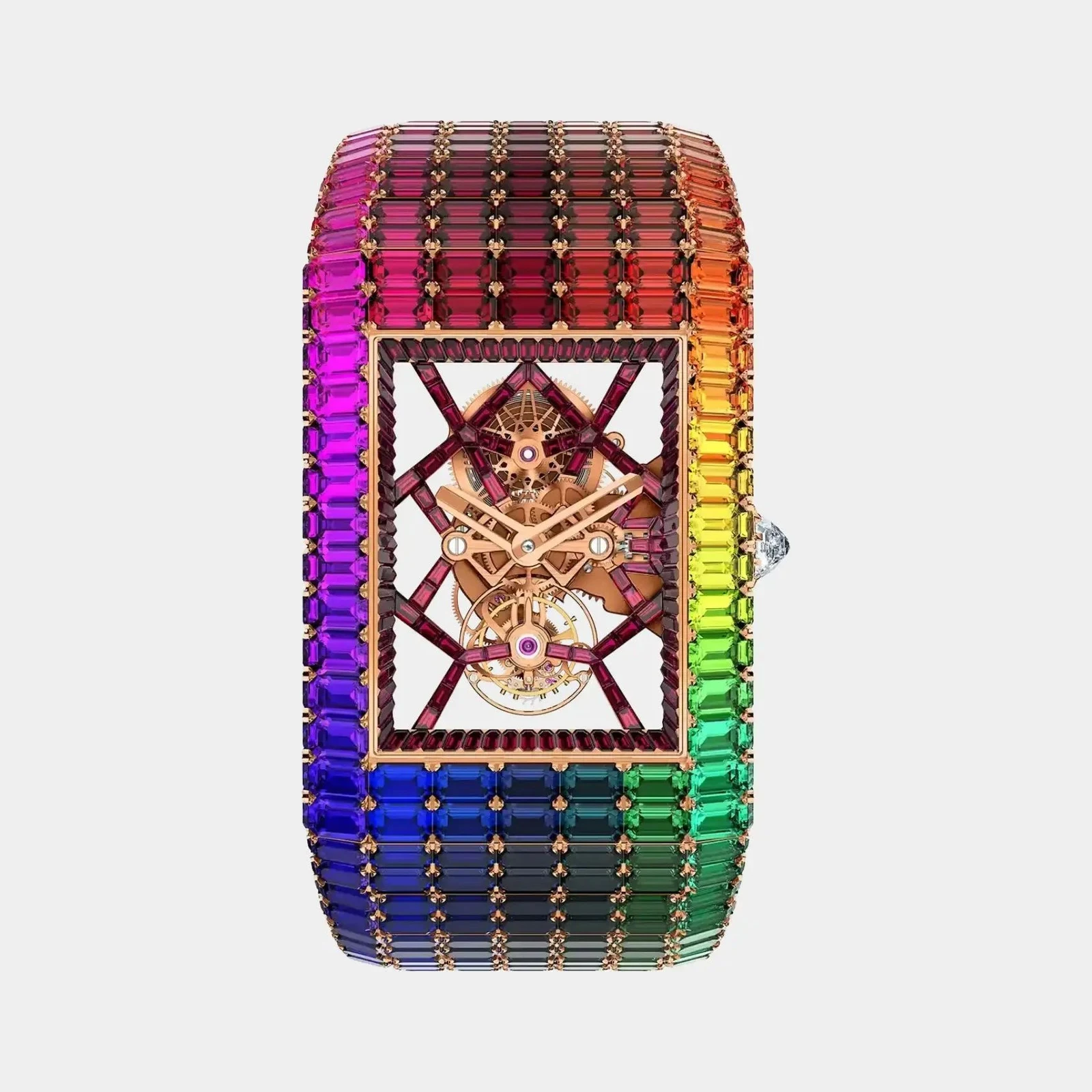 Jacob & Co Billionaire III Rainbow Rose Gold BL115.40.AC.UA.A40AC