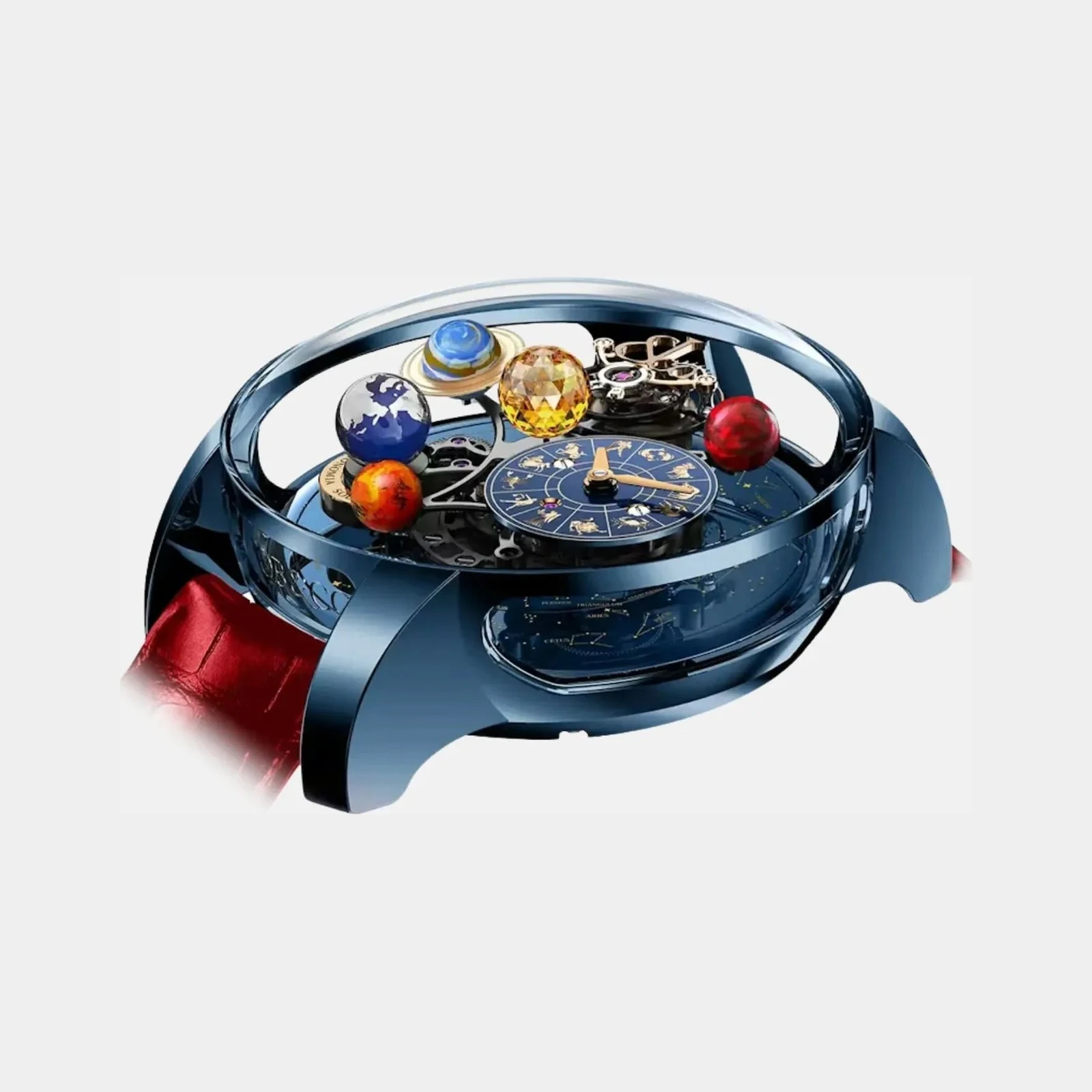 Jacob & Co Astronomia Solar Zodiac Blue Titanium AS310.22.AA.AA.A