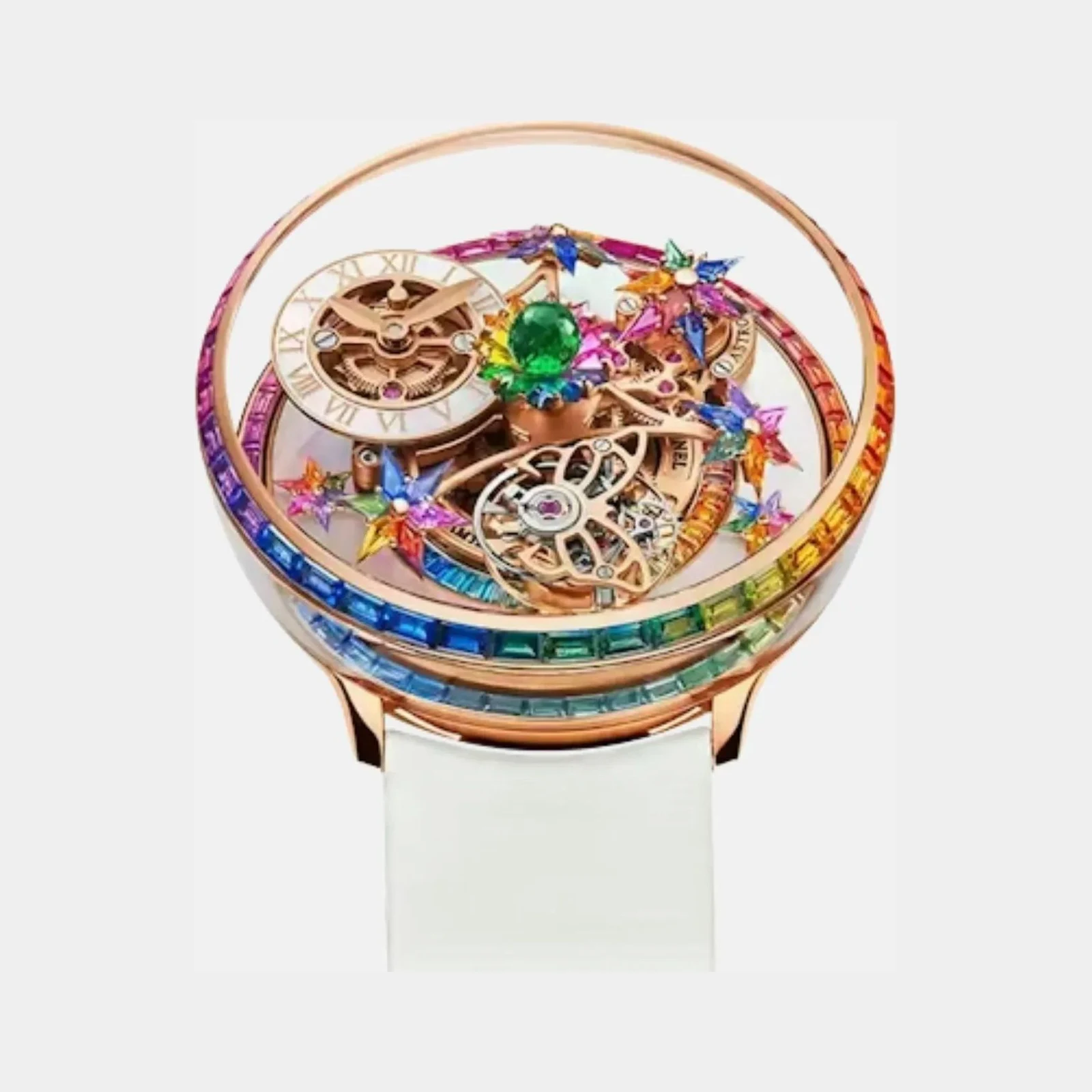 Jacob & Co Fleurs De Jardin Rainbow Rose Gold AF321.40.BD.AE.B