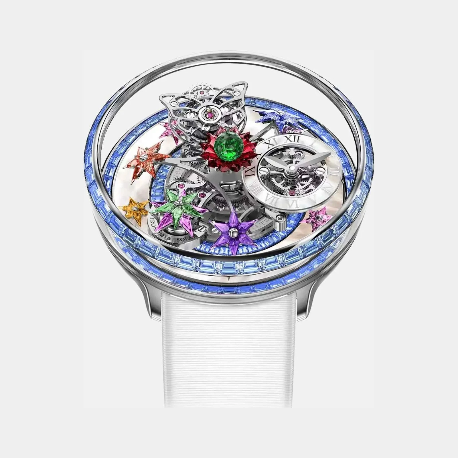 Jacob & Co Fleurs De Jardin Icy Blue Sapphires AF321.30.BB.AA.B