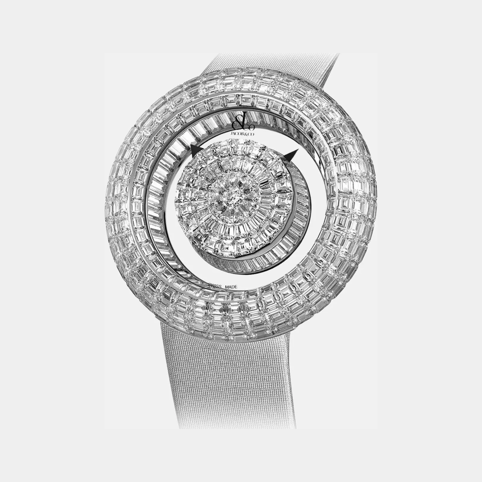 Jacob & Co Brilliant Mystery 44mm Diamonds White Gold BM555.30.BD.BD.C